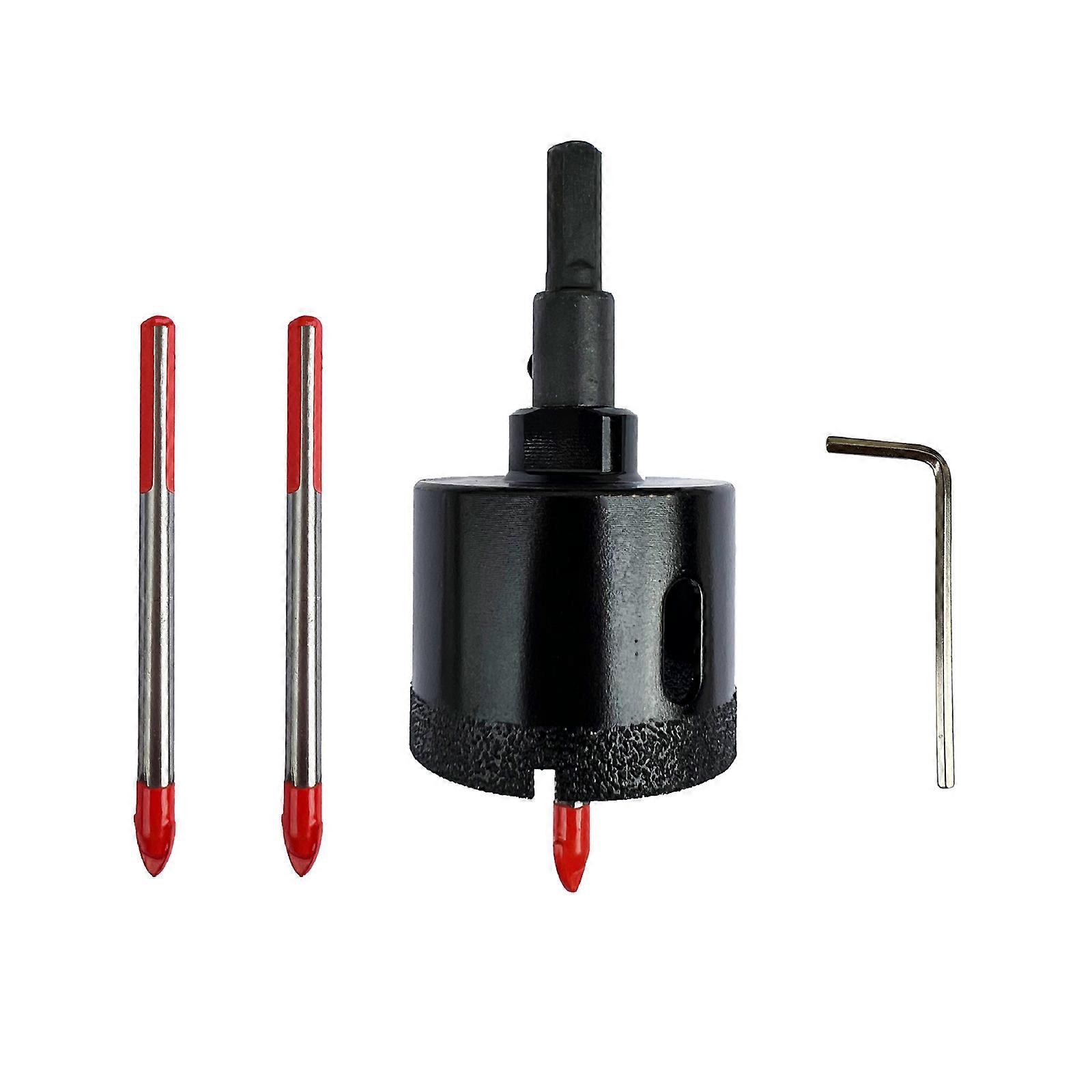 Diamond Hole Saw with Pilot Bit Tile Hole Saw with Center Drill Bit for Marble Granite Ceramics Porcelain Tiles