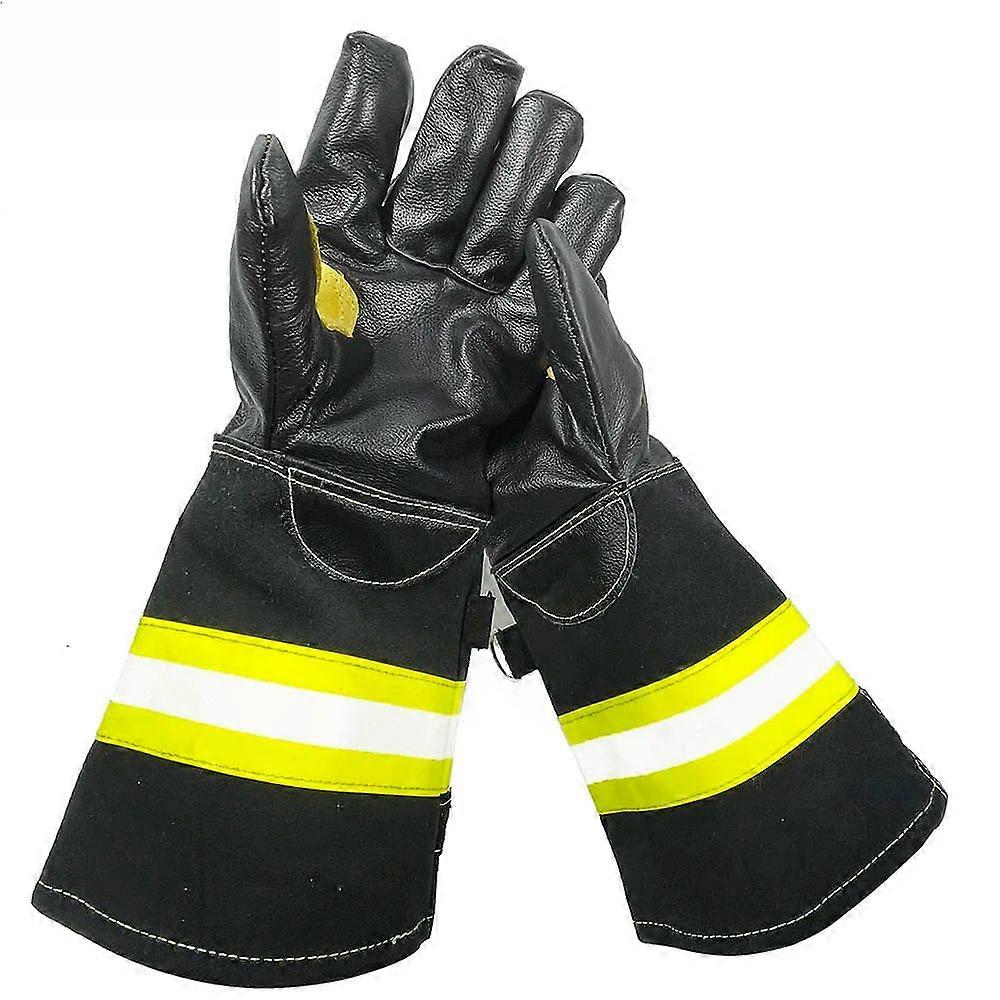 Long Type Rescue Fire Fighting Gloves Forest Fire-fighting Heat-insulating Scald-proof and High-temperature resistant Gloves