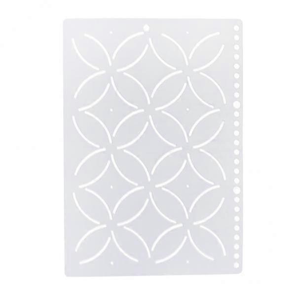 2x 1 buc șablon de desen din plastic șablon pentru matlasare broderie patchwork cusut
