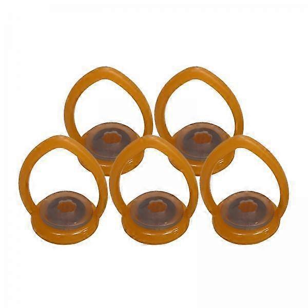 3-10pack 5 Piece Plastic Snooker Billiard Pool Table Cue Stick Tip Hanger Orange