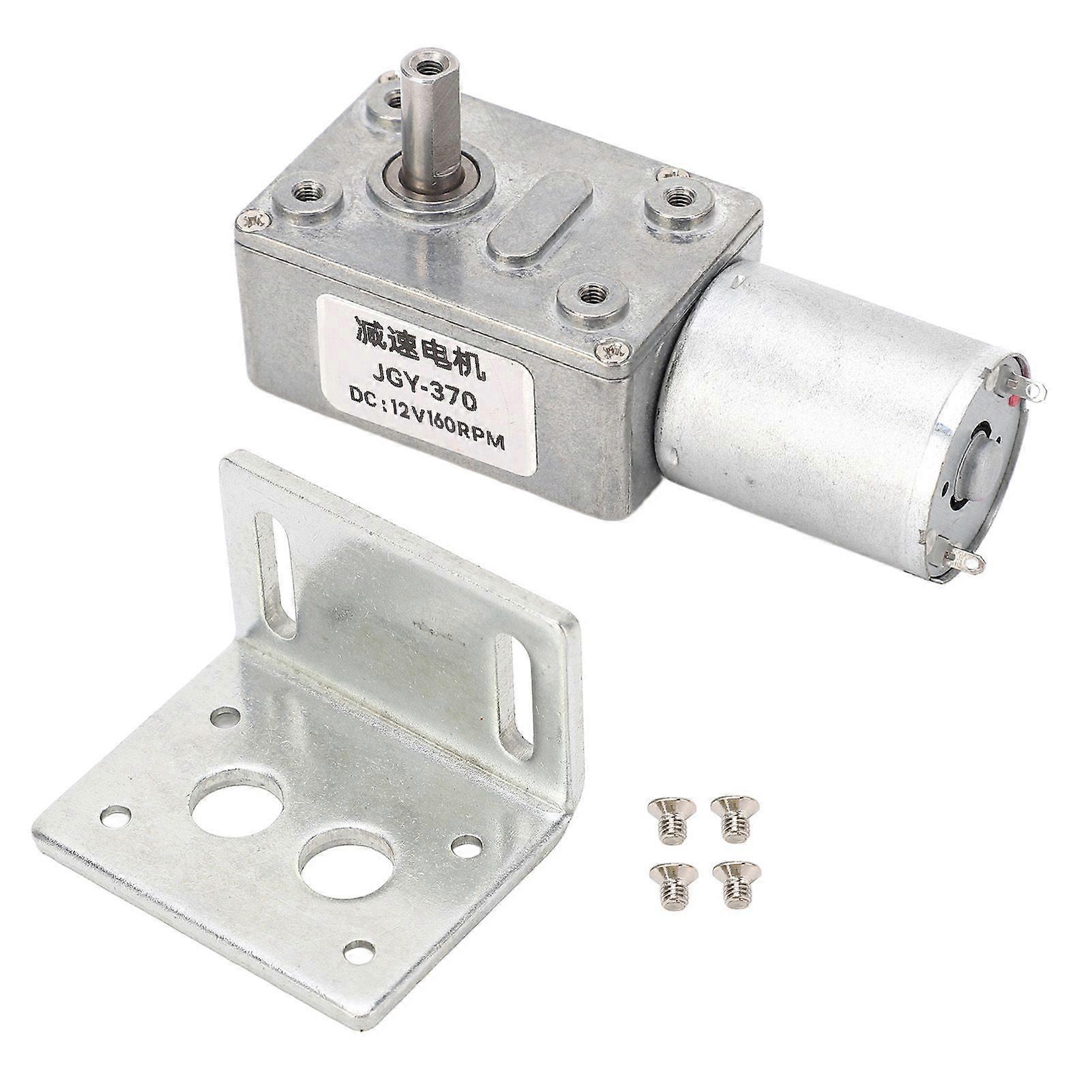 2025 Latest Model  DC Gear Motor Single Shaft CW CCW Self Locking Worm