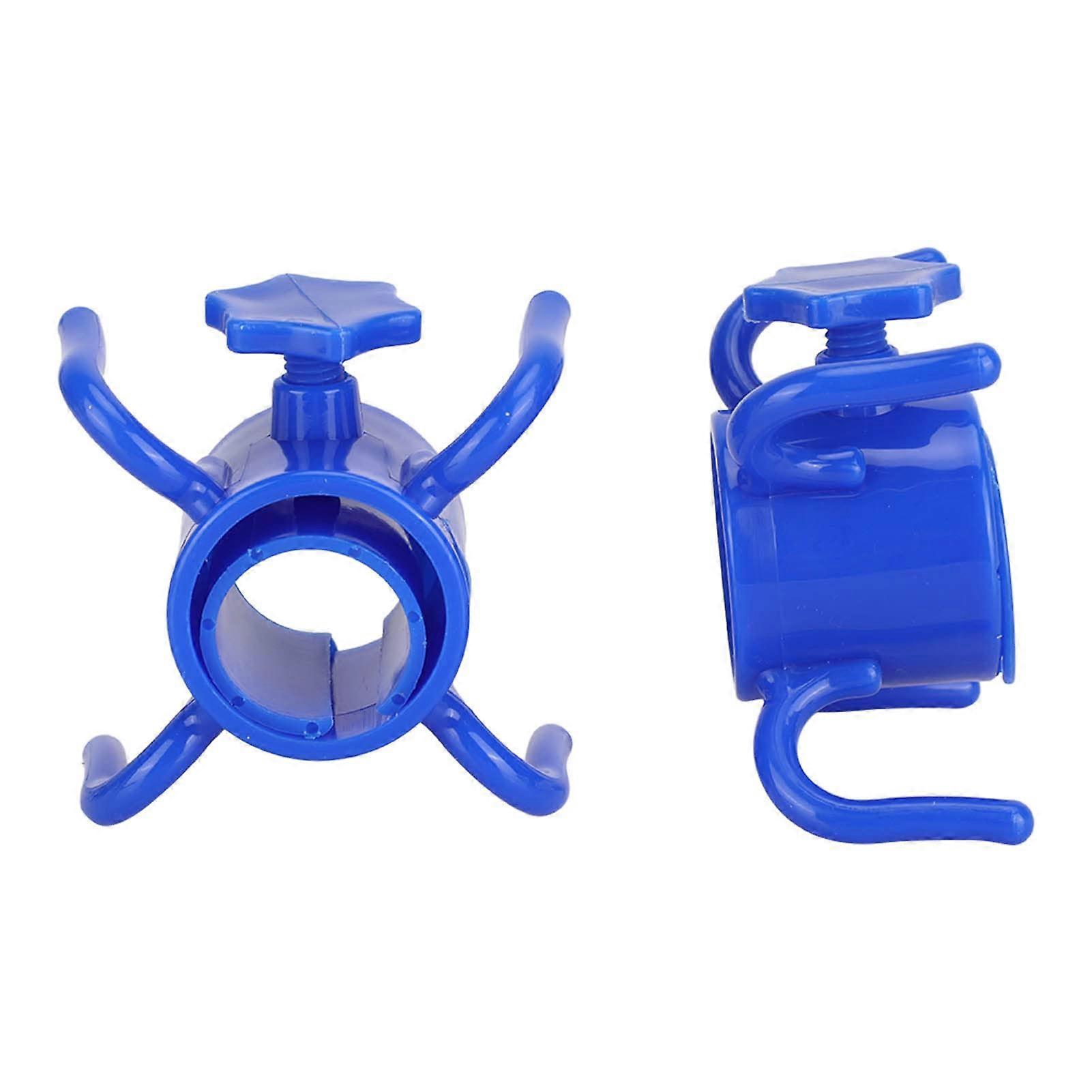 Parasol Hanger Plastic Umbrella Hook for Towel and Hat - Blue Color, Durable Design, Ideal for Outdoor Use