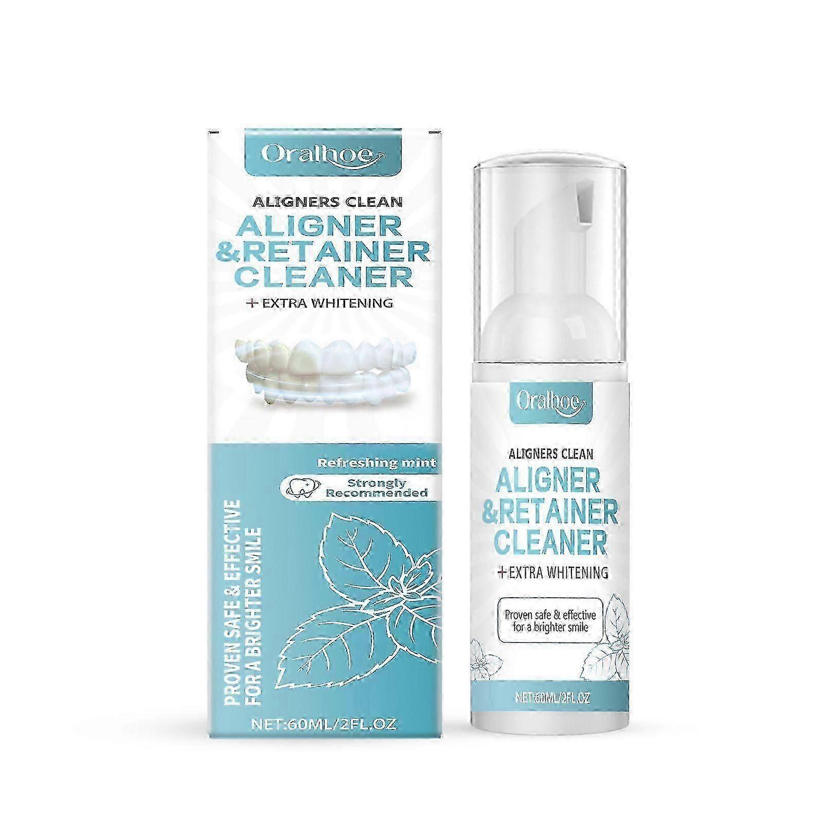 Oralhoe Braces Cleanser Mousse Teeth Mouth Fresher Corrector Gentle Cleansing Foam