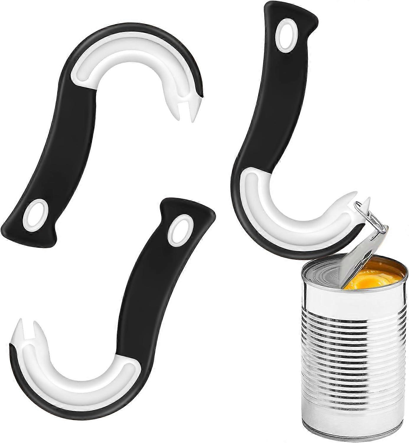 Dåseåbner 3 stykker Ring Pull Glasåbner Bærbar J-formet 15cm