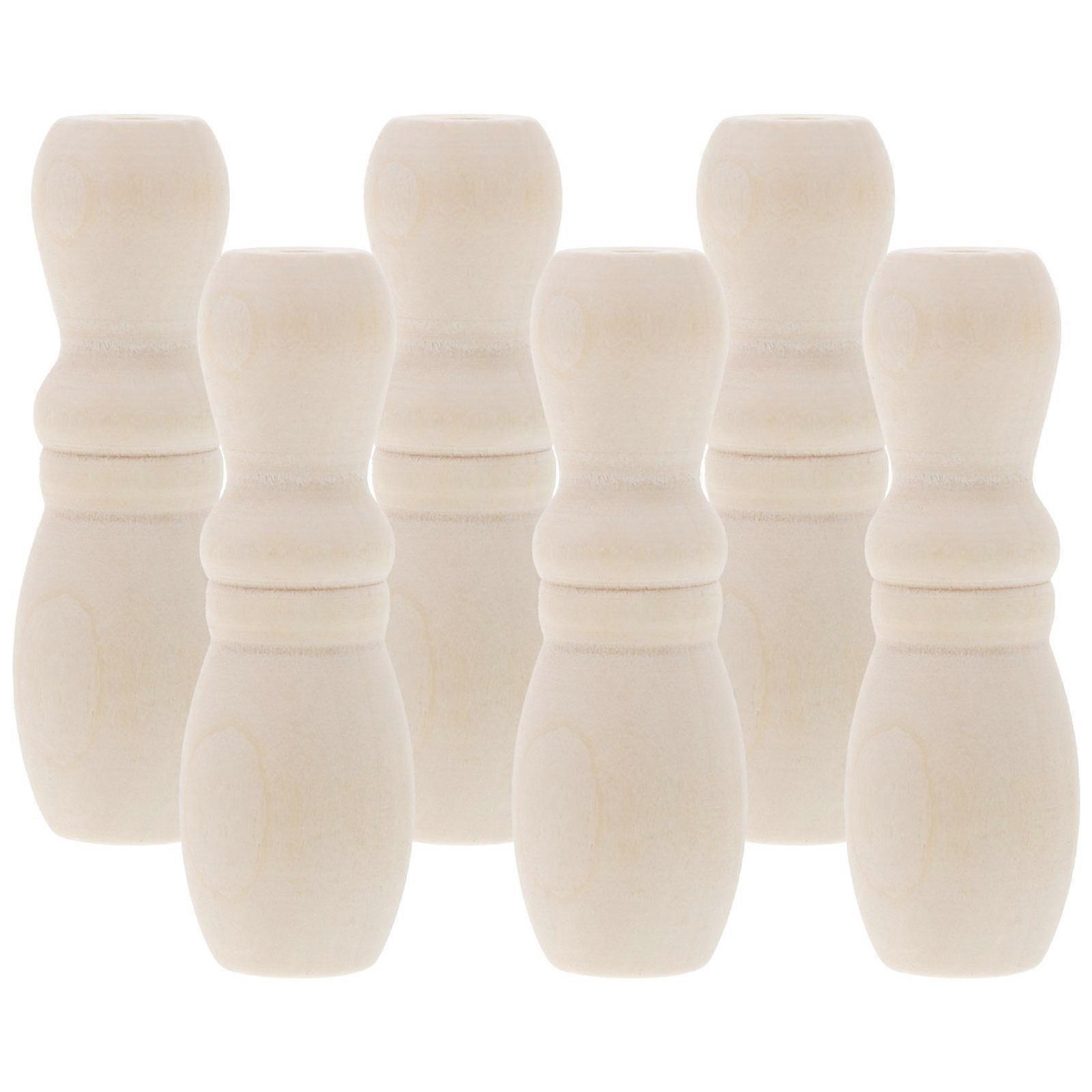 6pcs Wooden Blind Pull Cord Knobs for Window Blinds – Replacement Cord Pulls for Roman & Roller Shades