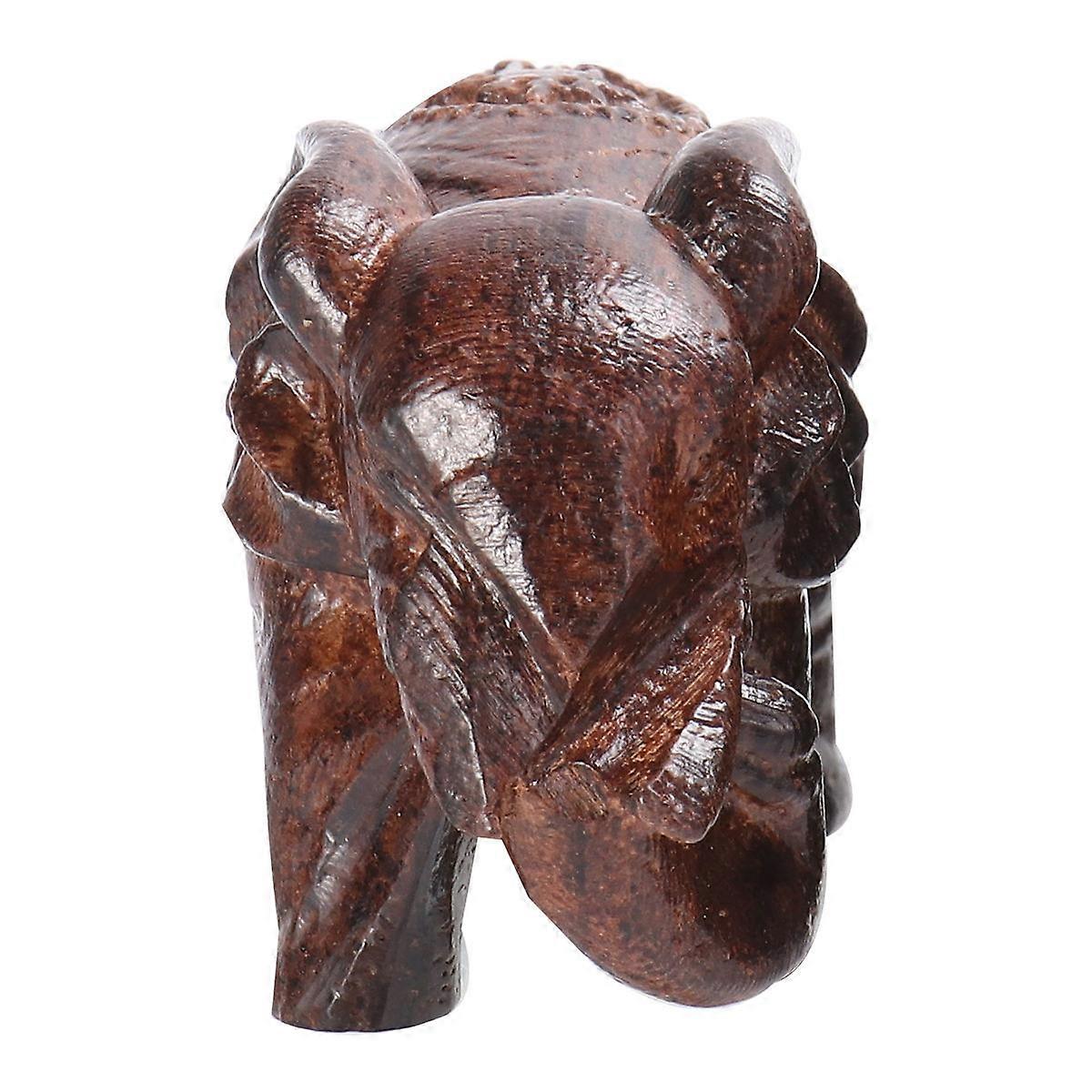 Wood Ornament with Elephant Theme, Versatile for Any Space