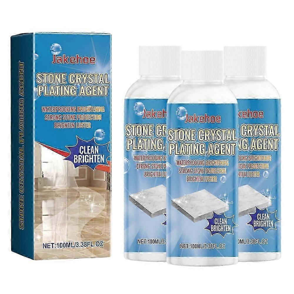 Agent de placage en cristal de pierre, Réparation des rayures, Nettoyage, taches, Agent éclaircissant 100ml