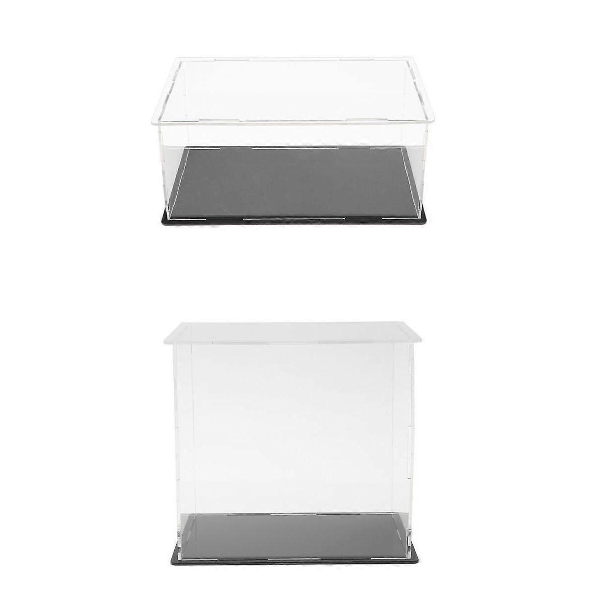 2x Clear Acrylic Display Stand, Case Model, Display