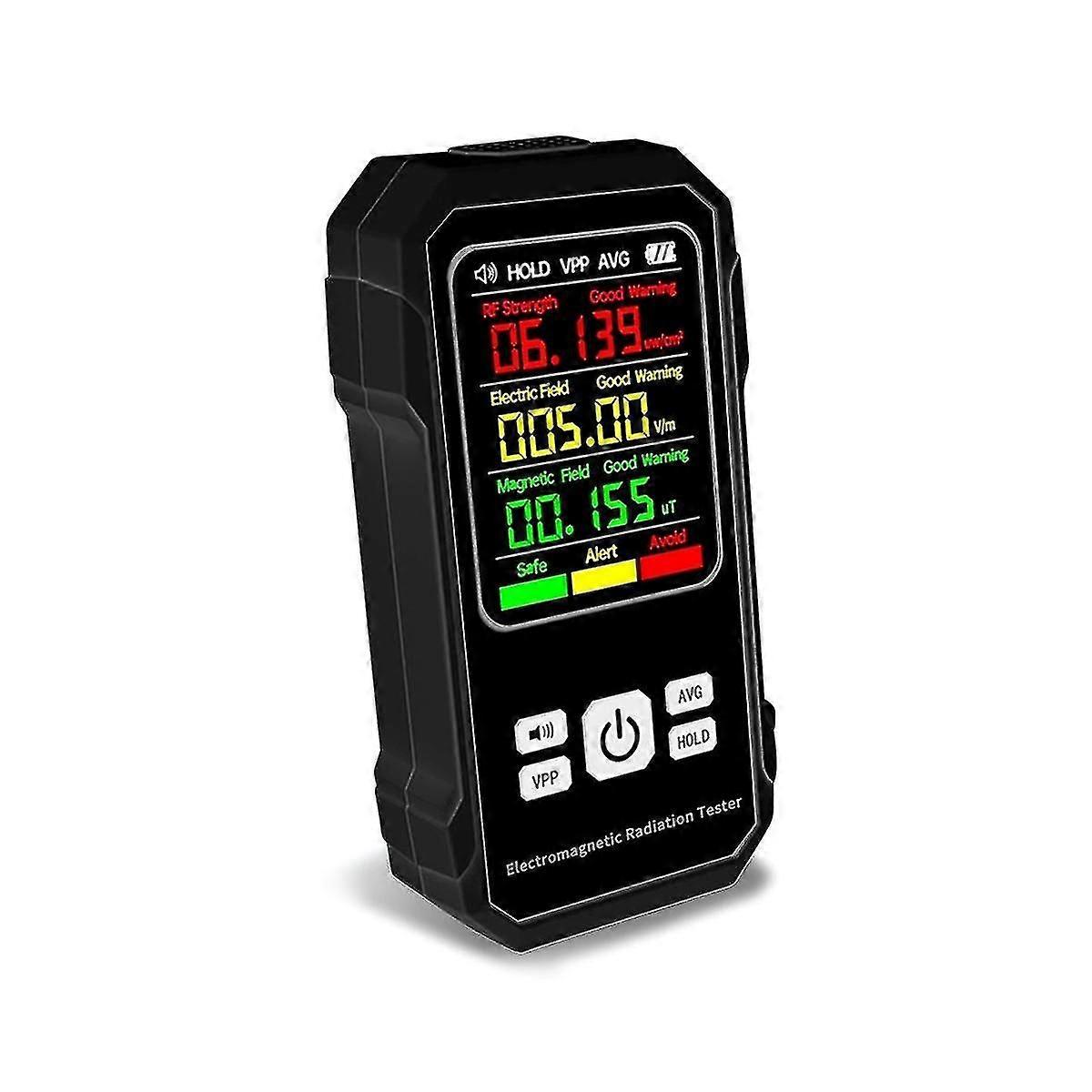 EMF Meter RF Detector, Portable Electromagnetic Field Tester for Home Office Electronic Devices