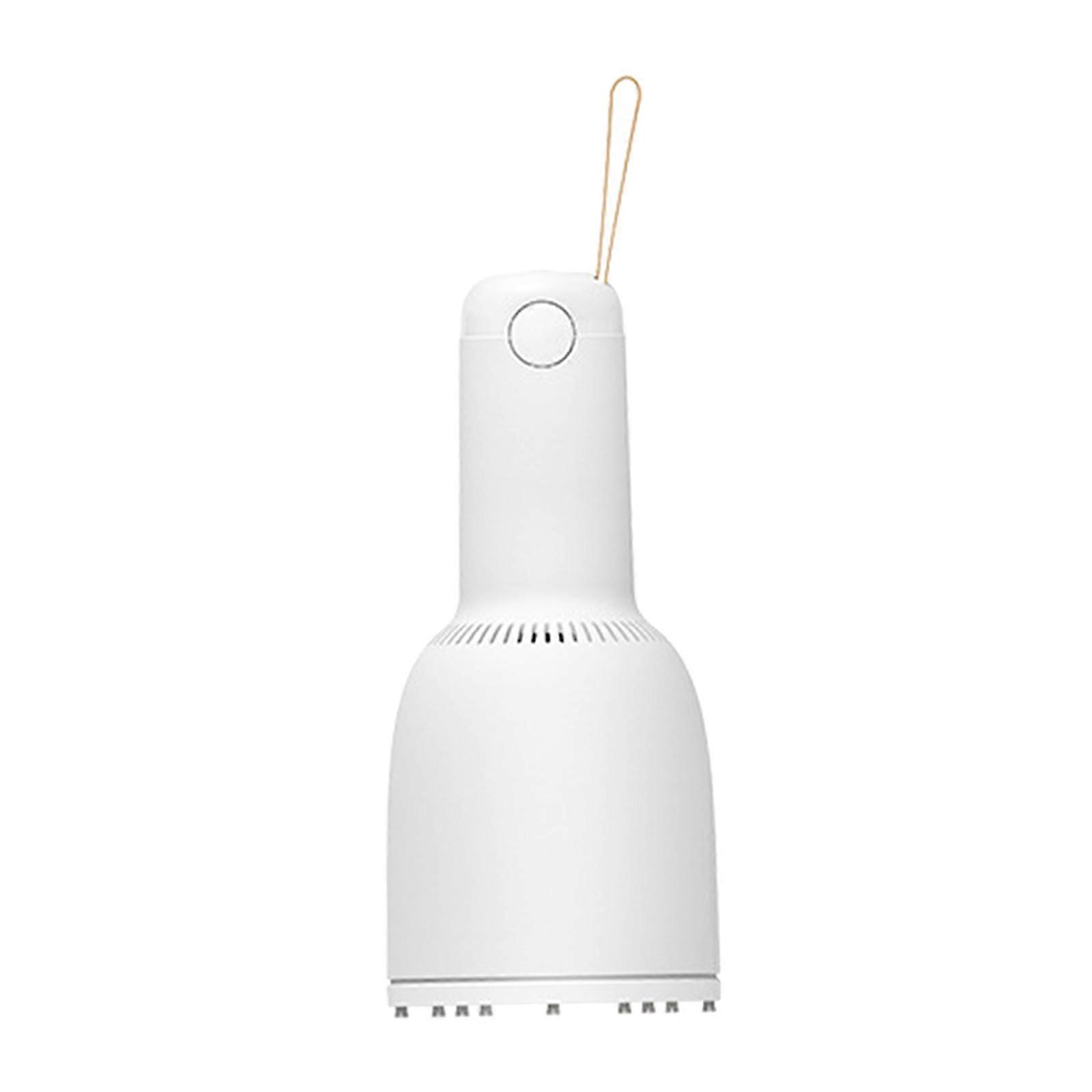 Portable Hand Held Tabletop Vacuum Cleaner White Battery Power