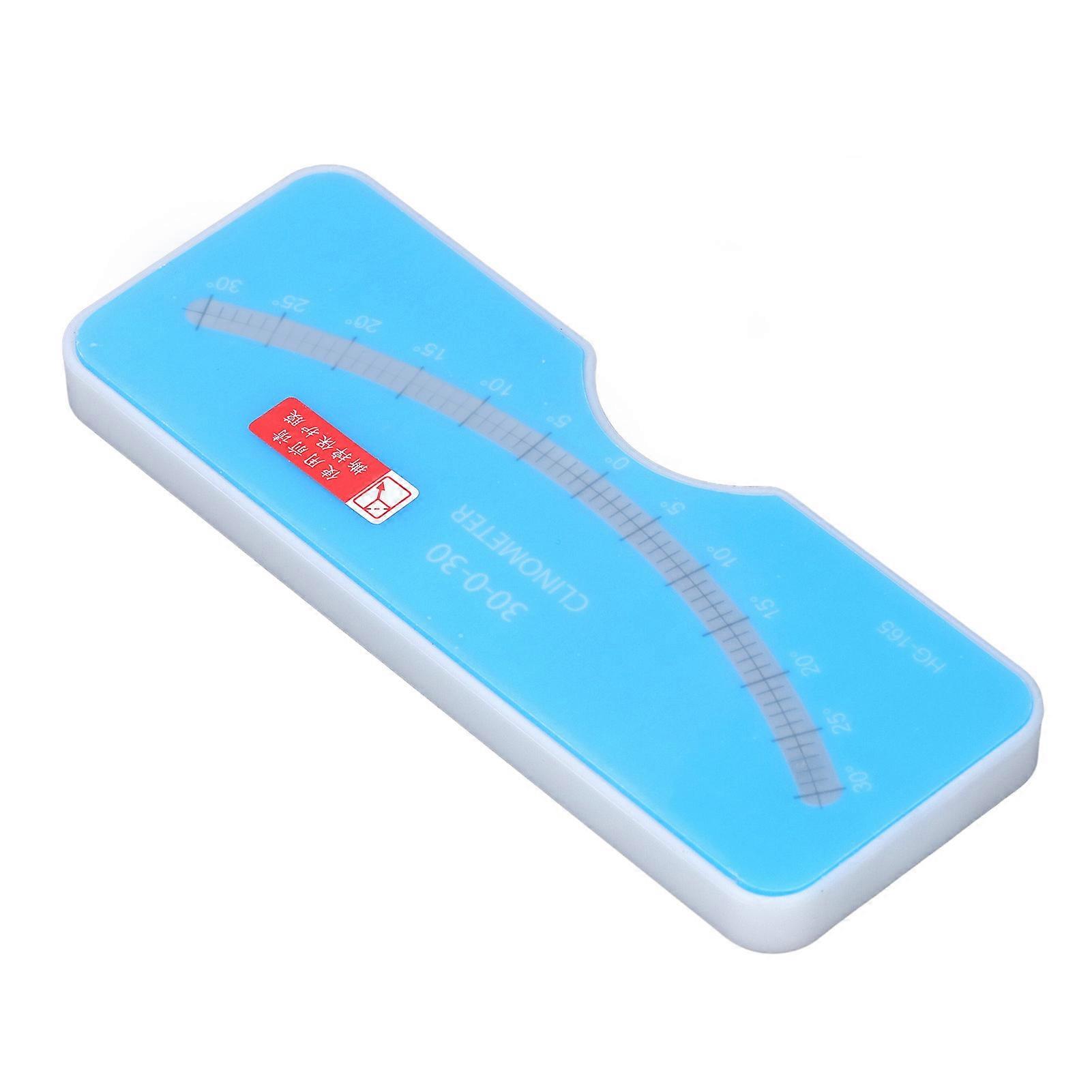 Scoliosis Testing Meter Portable Medical 0 to 30 Degrees Back Spine Scoliosis Measuring Tool for Adults Children