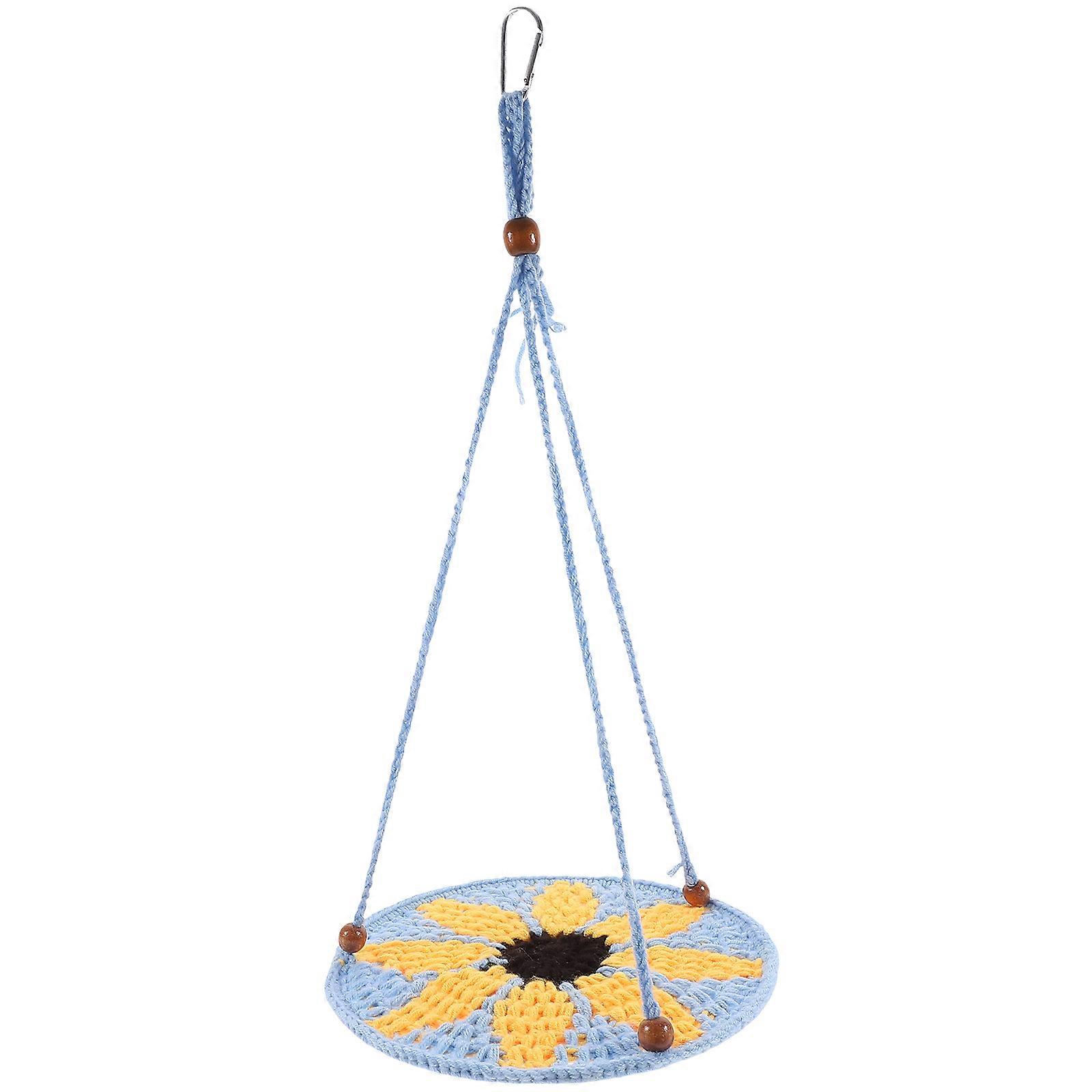 Reptile Hanging Bed, Cotton Hammock Swing for Dragon Lizards, Convenient Fixing System