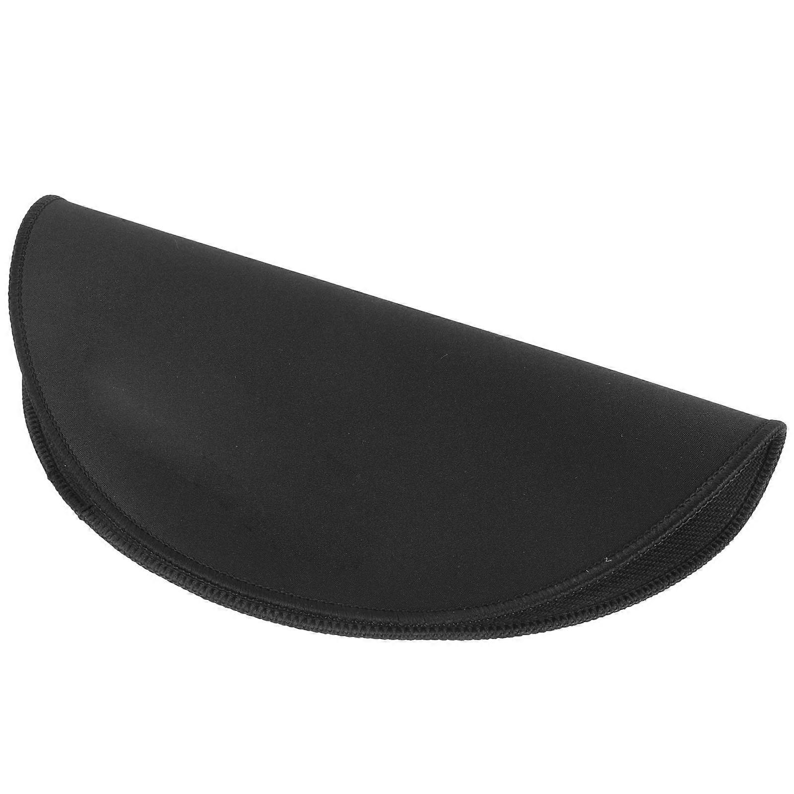 Silent Drum Heads Drum Cymbal Mute Pad Drum Playing Dampener 12 Inch Black Rubber Material 1Pack