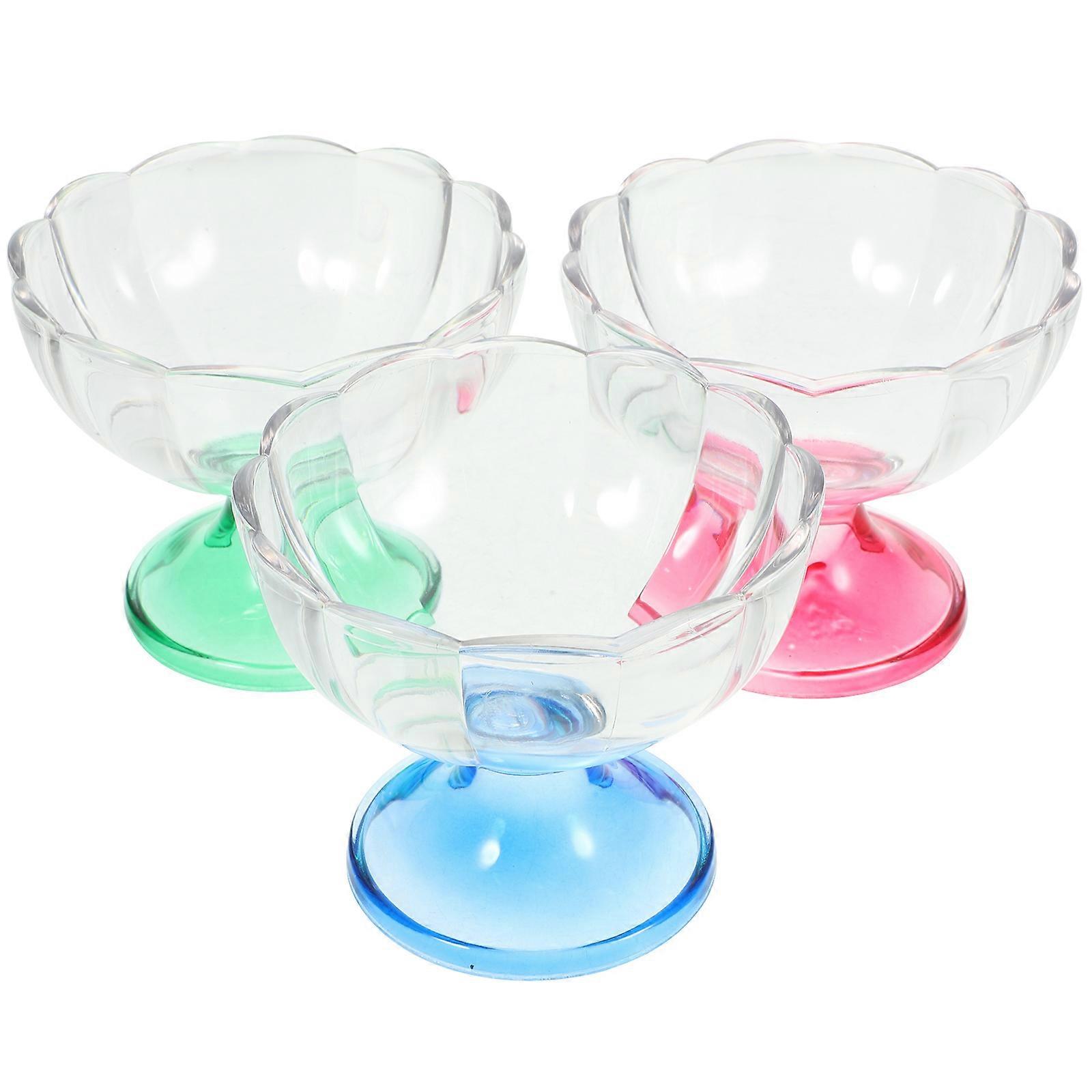Pudding Bowl Ice Cream Dessert Bowl Home Use .5X10.5X9CM Holding Pudding 3Pcs