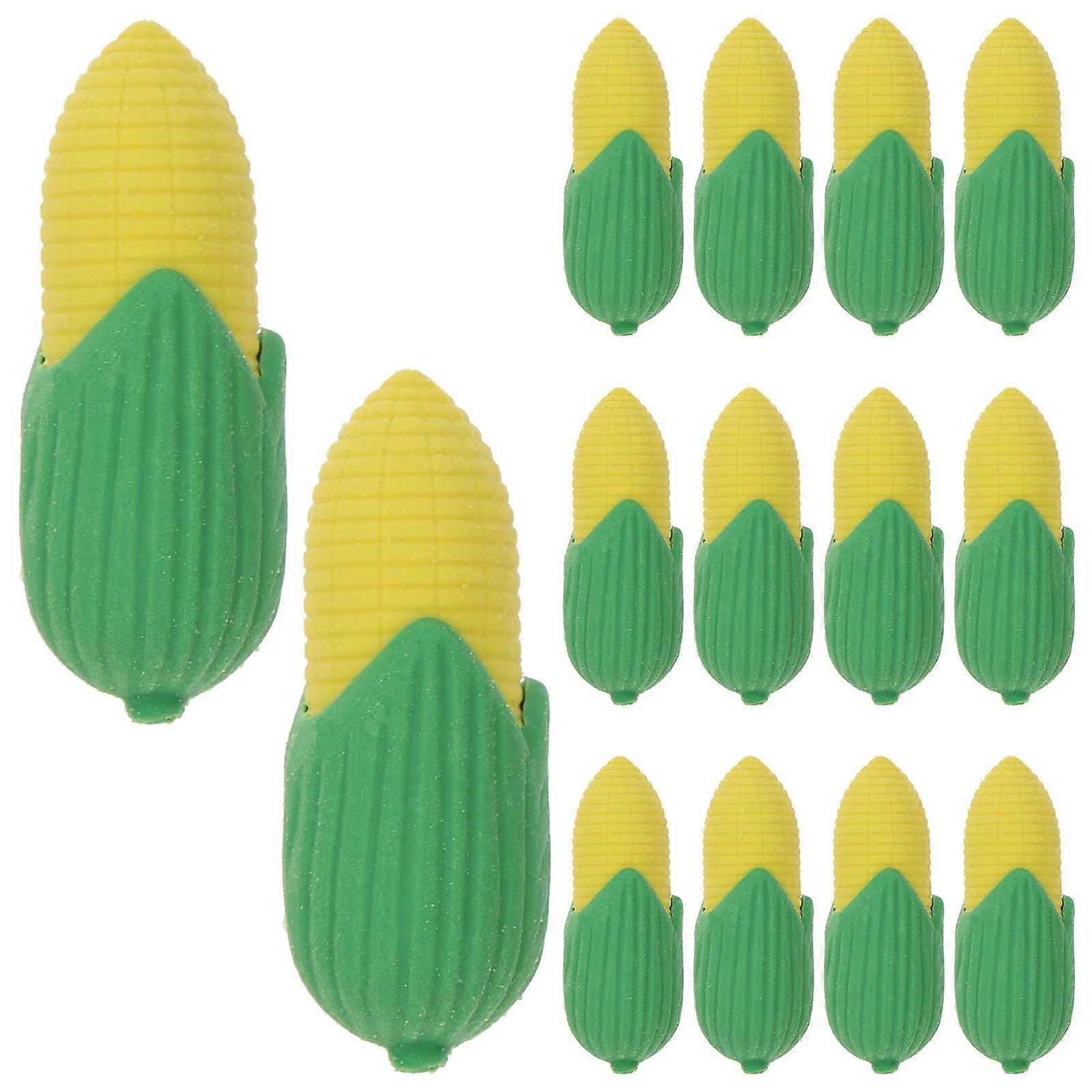 Food Eraser Corn Erasers for Writing 100Pcs Fun Bulk Erasers for Students