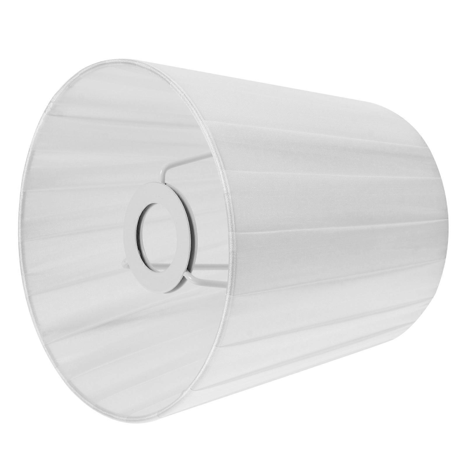 Elegant White Cloth Lamp Shade for Decorative Table Lamp Cover Adornment Easy to Install 1pc