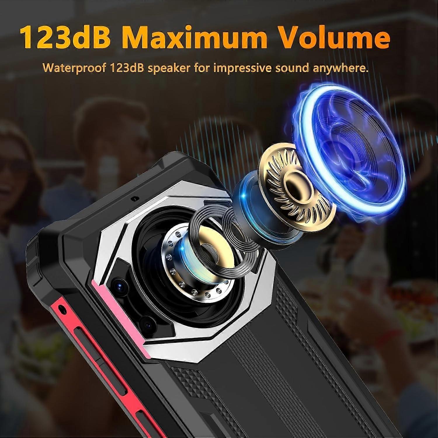 FOSSiBOT F101 Rugged Smartphone 2024 Altoparlante Telefono Indistruttibile