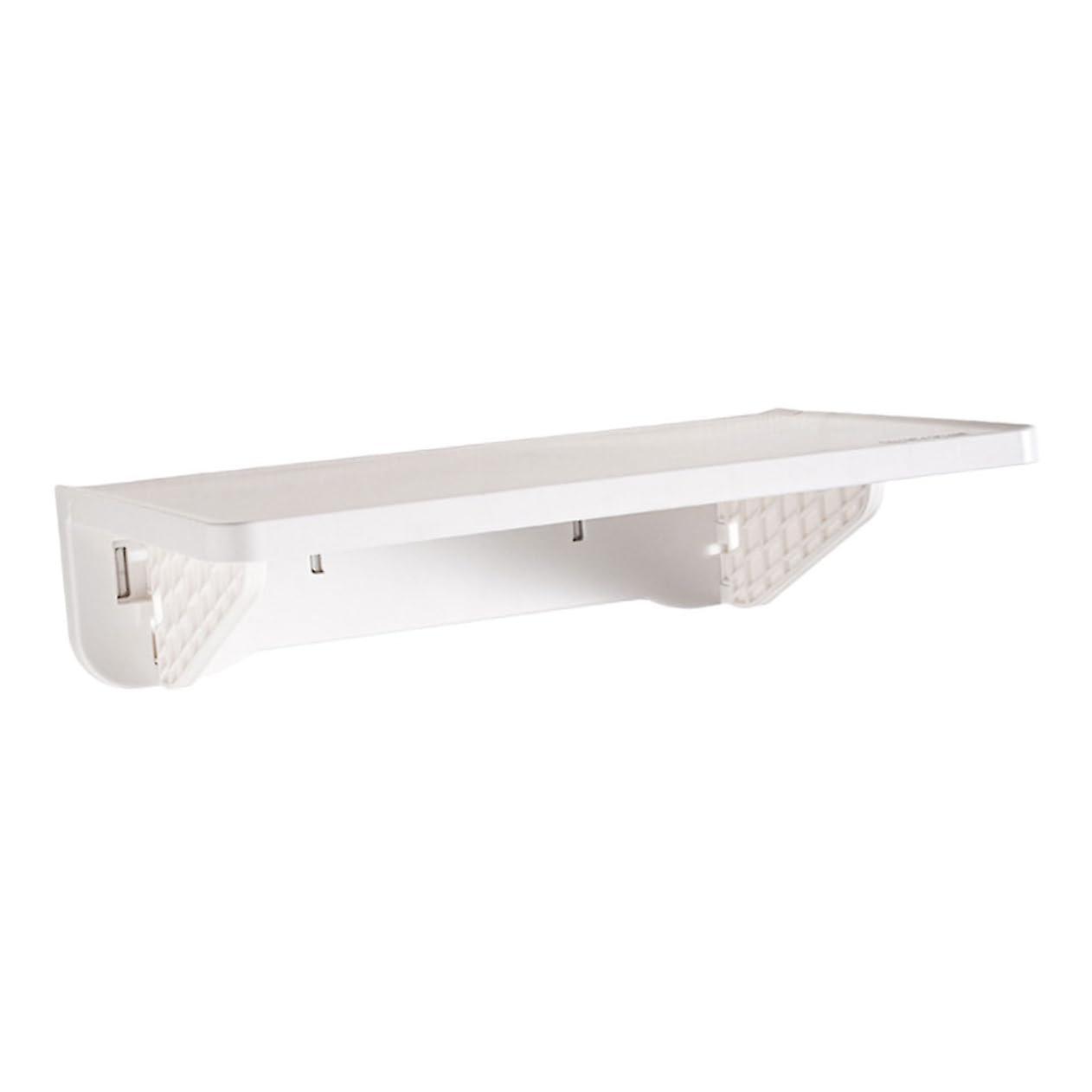 Bathroom shelf and foldable storage system without drilling, practical storage space for toiletries and spices, durable, spacesaving, and elegant.