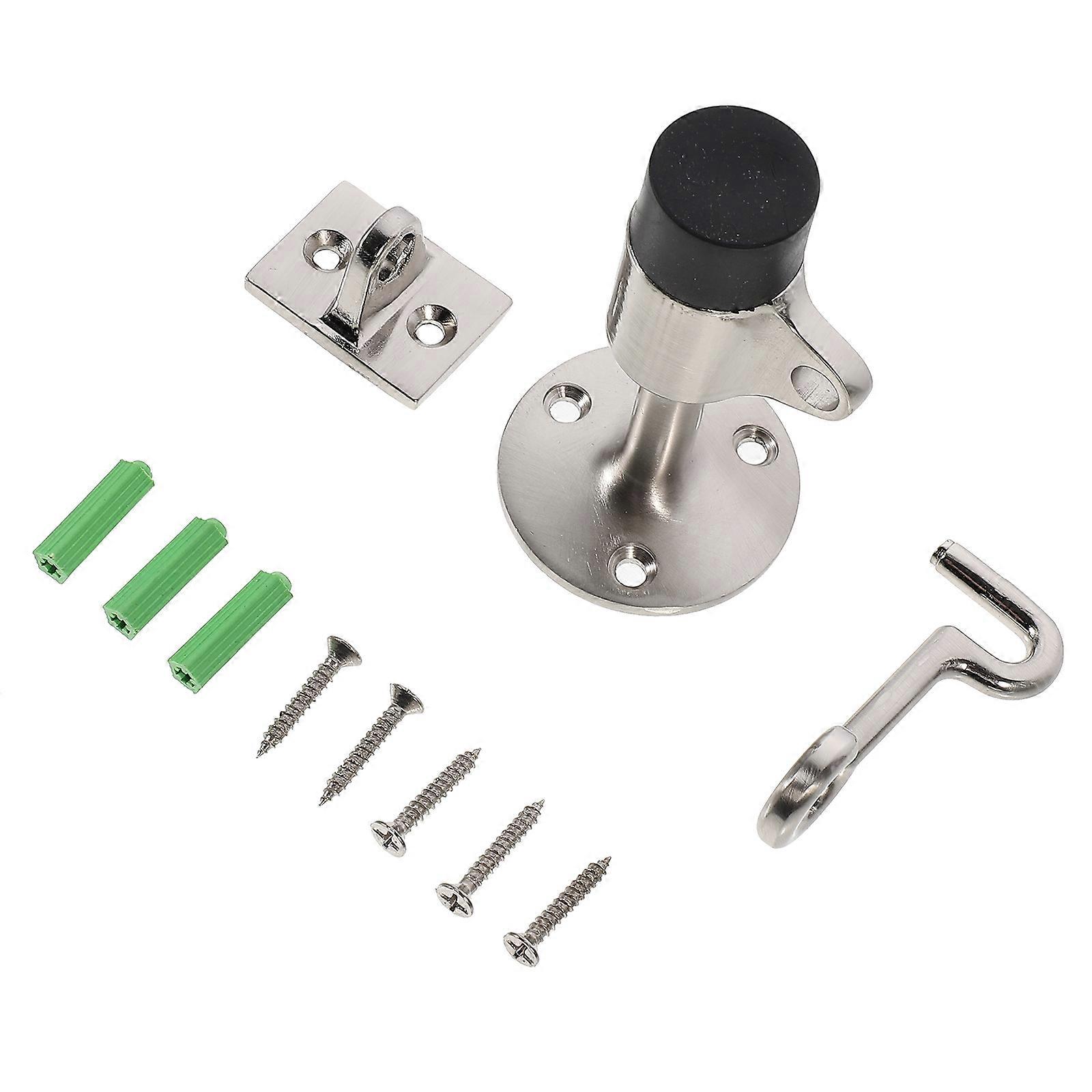 Zinc Alloy Door Stopper for Home Use – Windproof Door Stopping Device to Prevent Accidental Closure, Ideal for Pets