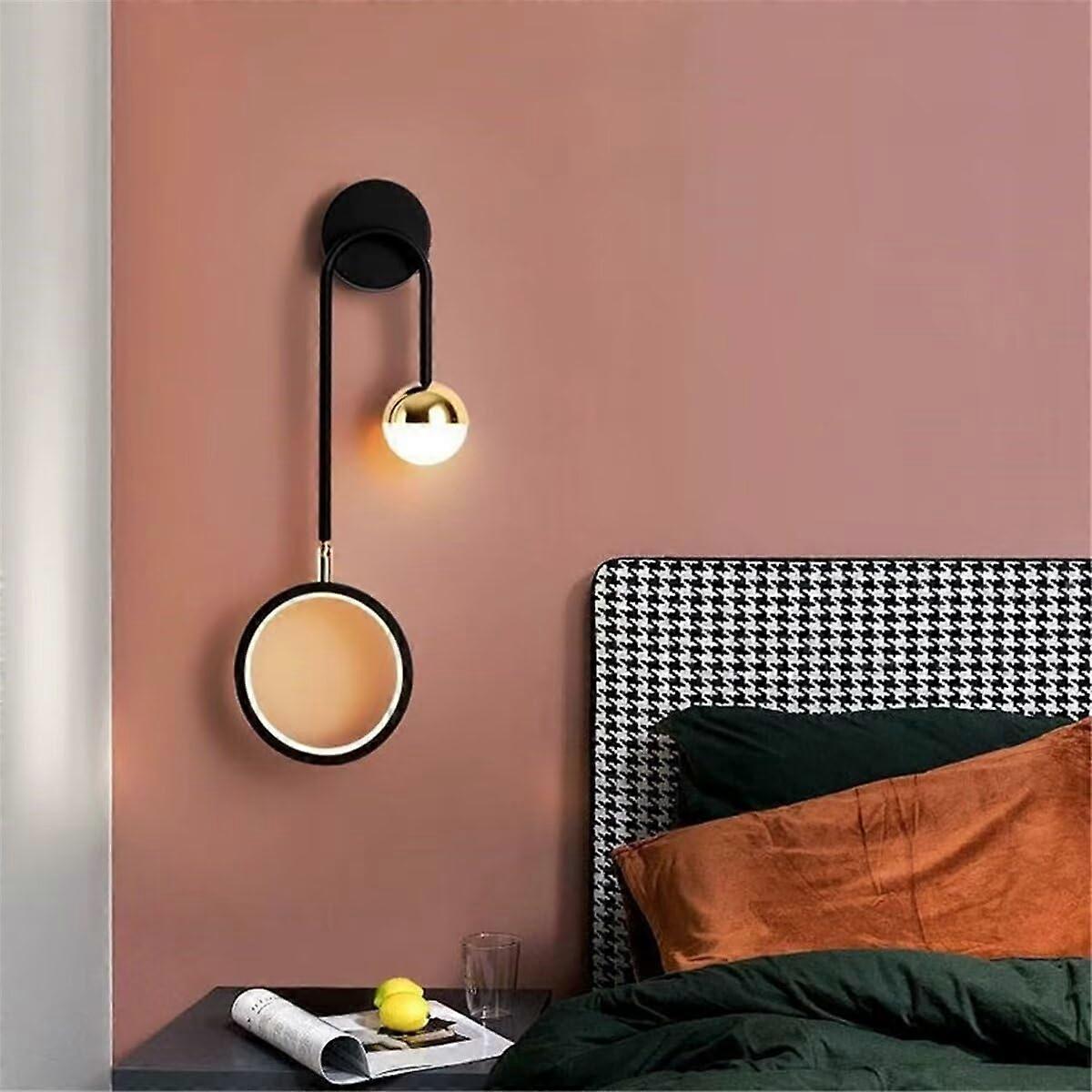 Wall Light LED Energy Saving Efficient Night Light Modern Simplicity Black