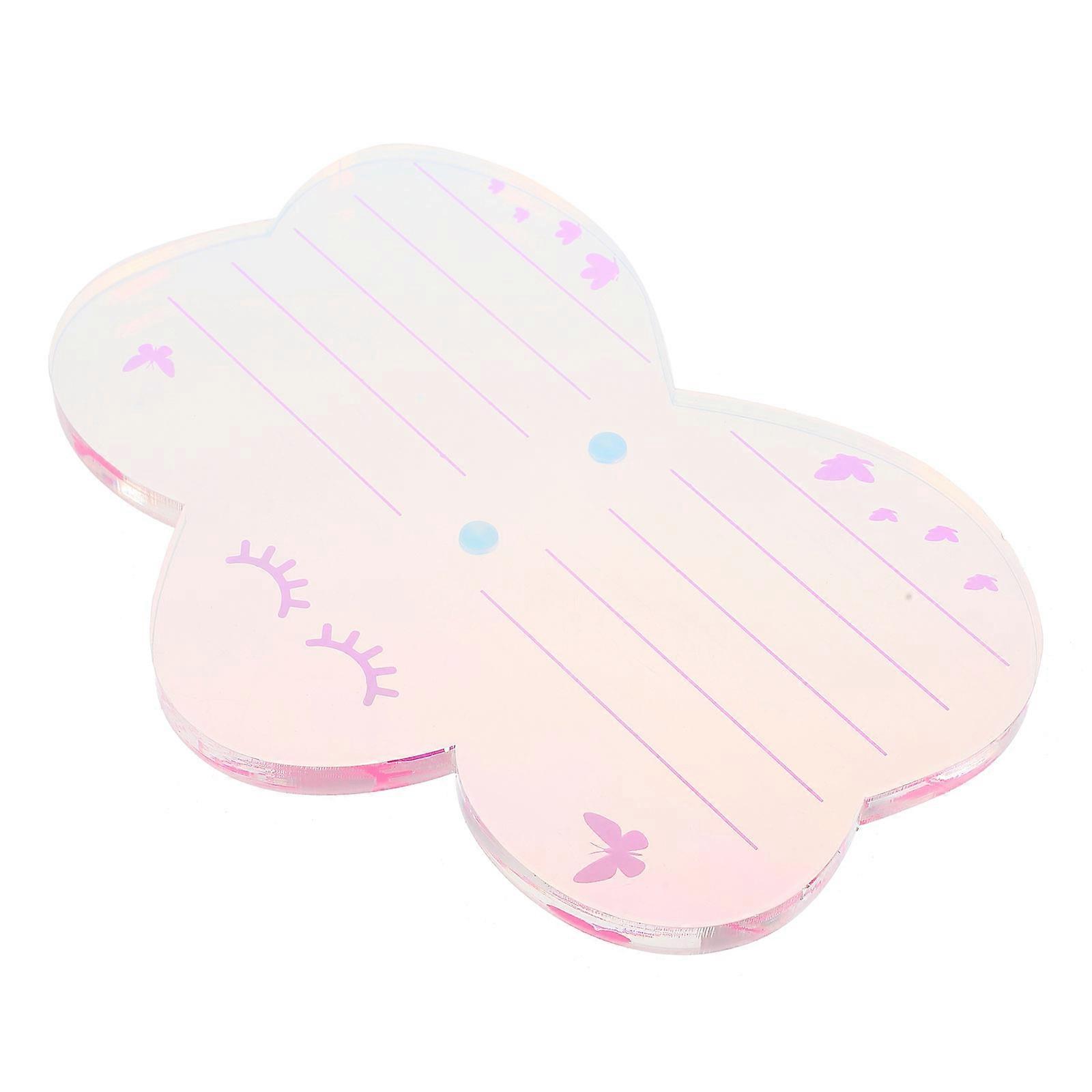 Eyelash Storage Board Acrylic Eyelash Extension Pallet Personal Eyelash Extensions Magnetic Tweezer Holder Women 1Set