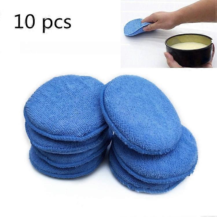 10 PCS 5 inch Car Special Waxing Sponge Car Wash Sponge Block 10 PCS Waxing Spong