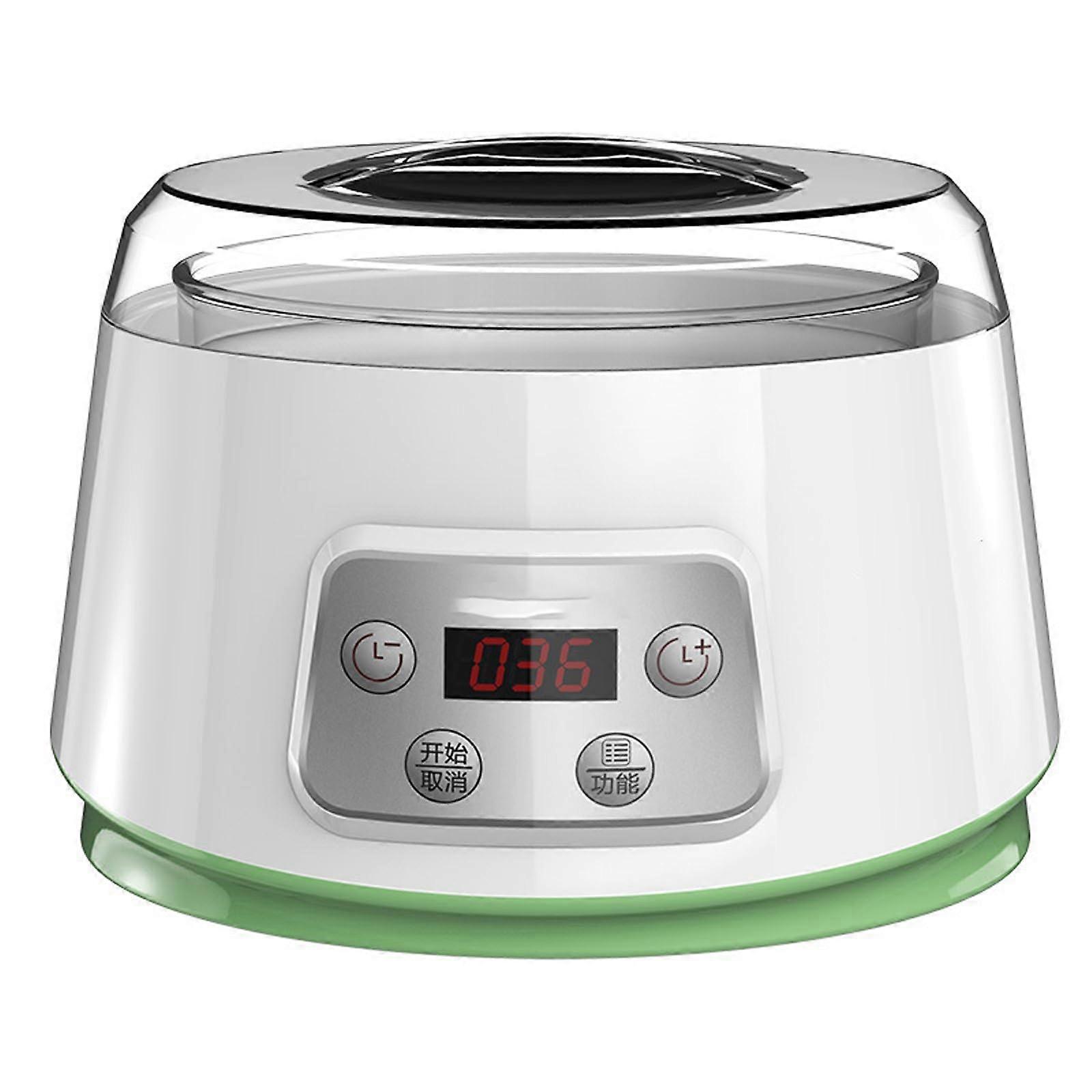 Yogurt Maker with 4 Glass Containers, Mini Compact Fermented Yogurt Machine for Greek Yogurt, Cheese, Natto, Constant Temperature