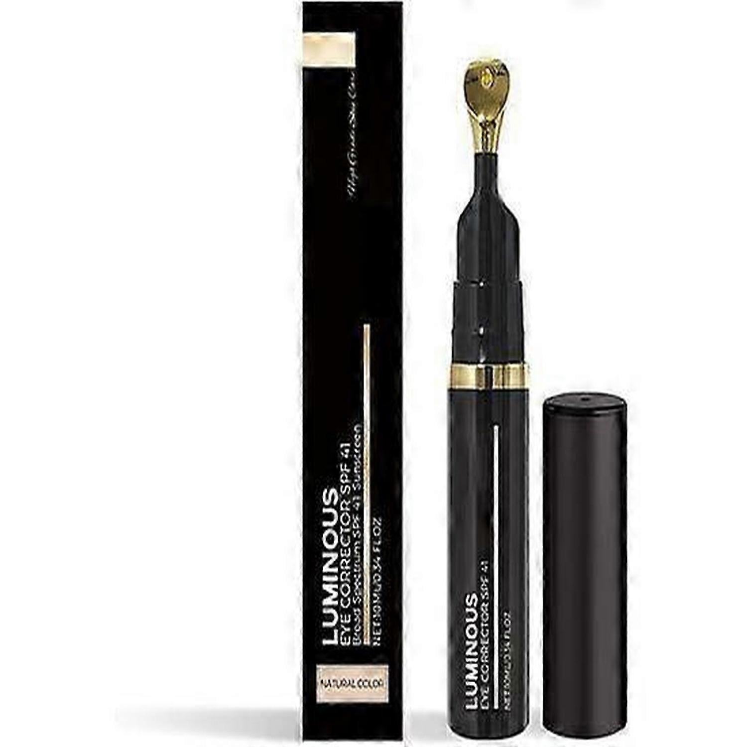 Luminous Eye Corrector SPF 41, Under Eye Color Corrector for Dark Circles, Anti-Aging Tinted Eye Cream, Hydrating Eye Serum with Peach Undertone