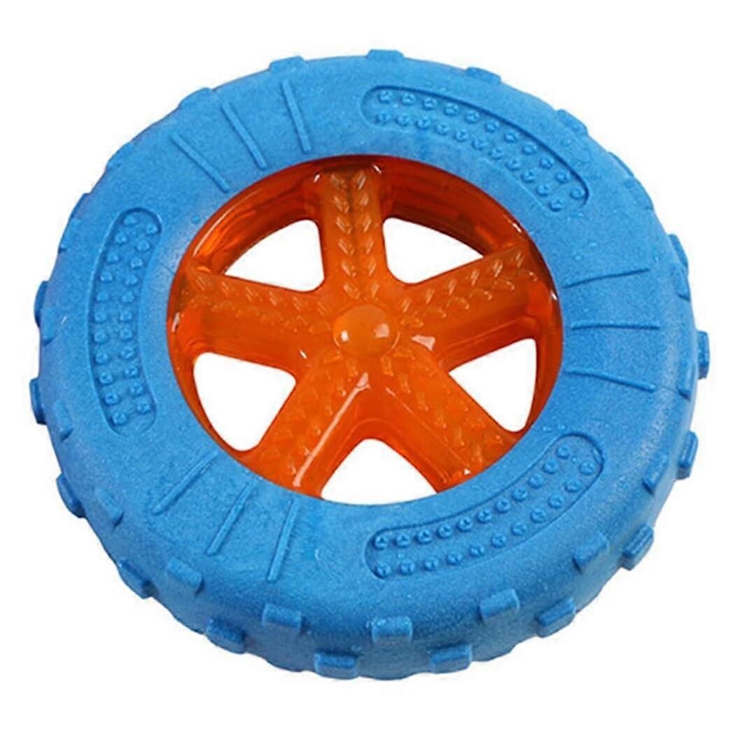 Interactive Dog Chew Toy with Round Rubber Ring for Puppy Training and Play