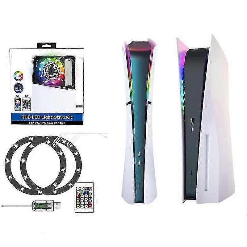 RGB Colorful Decorative Light Ring for Compatible Digital/Optical Drive Version