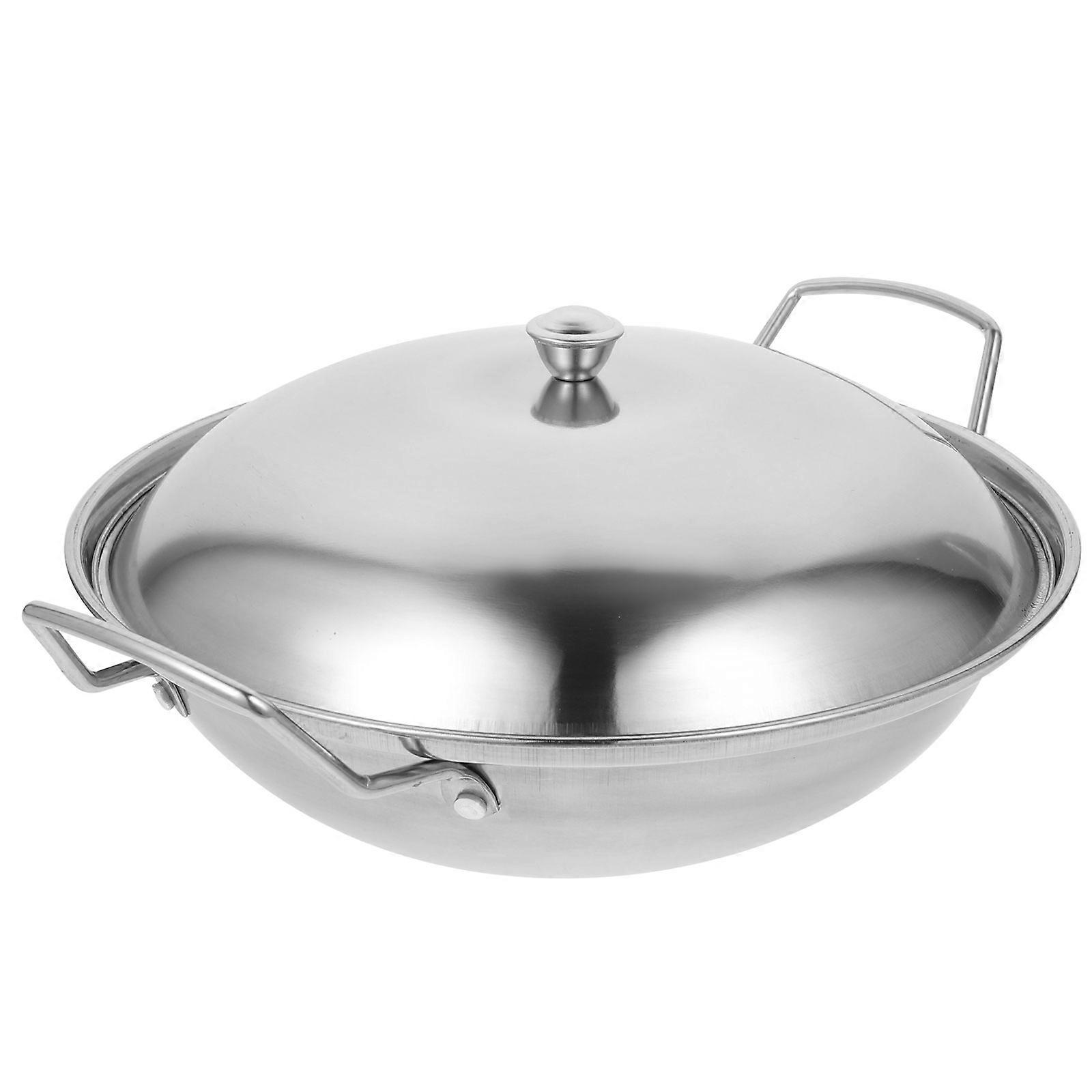 Non Stick Round Stockpot with Lid for Safe and Convenient Household Cooking – Kitchen Essential for Meal Preparation
