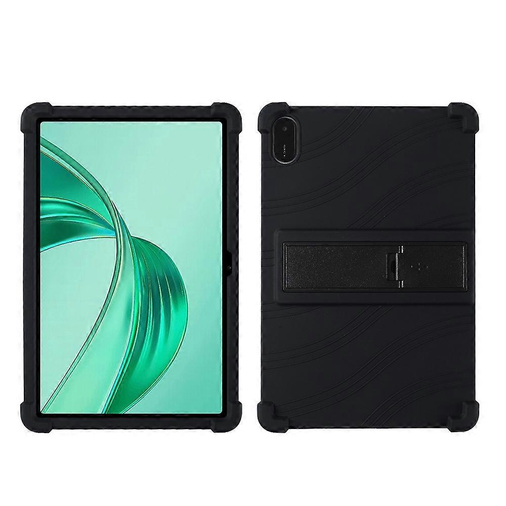 per honor pad x9 custodia protettiva per tablet in silicone con supporto - nera