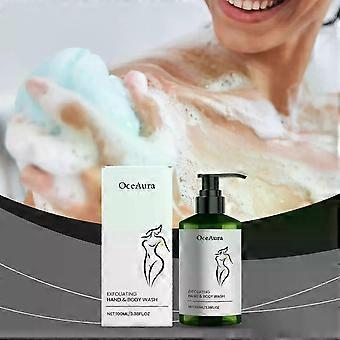 Exfoliating Hand & Body WashClean-formel med naturlige aktive stoffer, inkludert hyaluronsyre, roseekstrakt og betainSkånsom skrubb