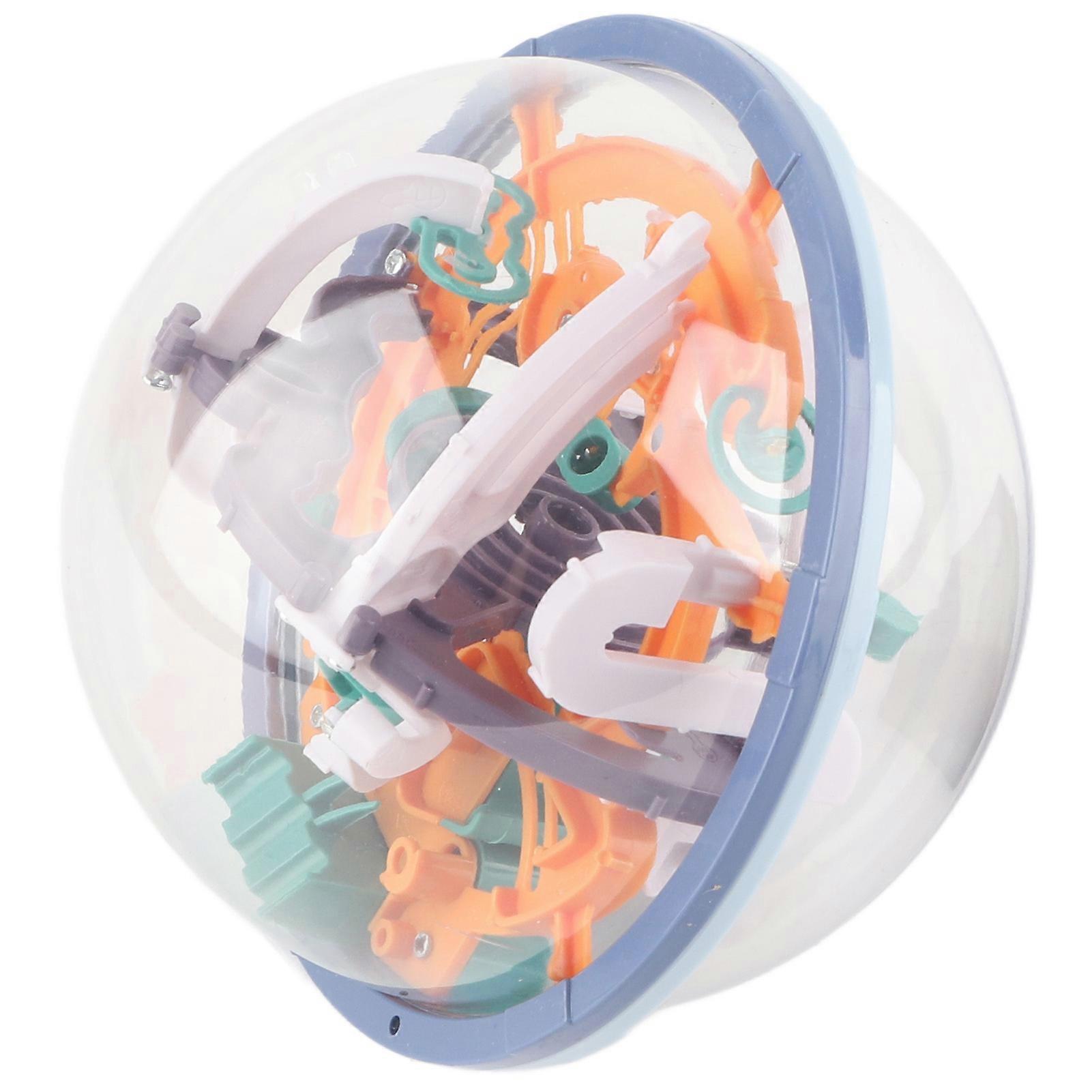 3D Gravity Maze Ball Interesting Educational Mind Exercising Puzzle Maze Ball Game for Home Entertaining Middle Rank 100 Obstacles 