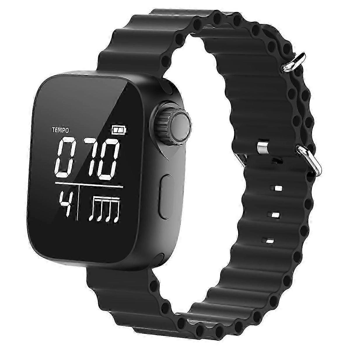 Wearable Digital Metronome for Instruments & Fitness - Silent Vibrating Tempo Beat Trainer