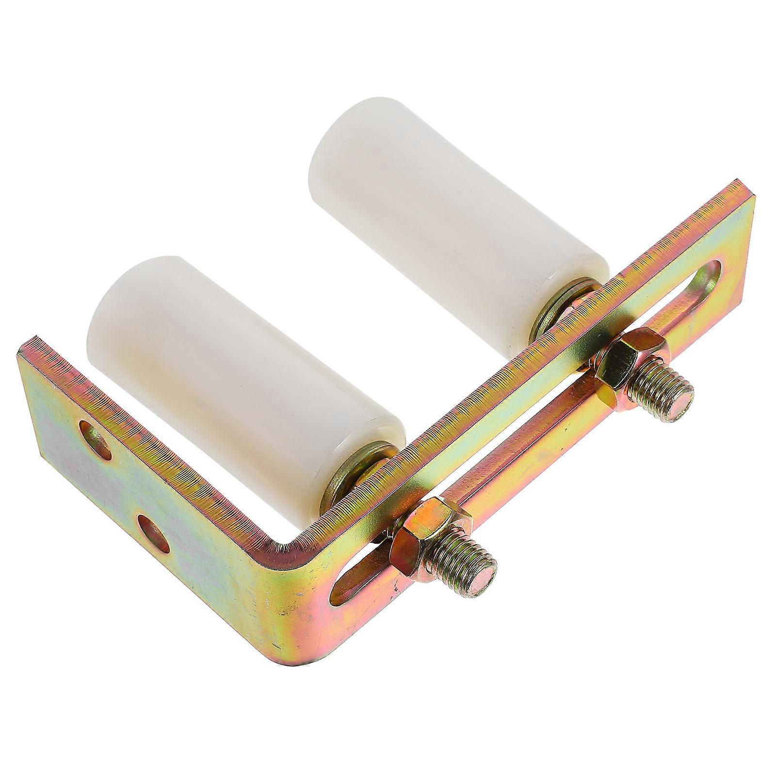 Adjustable Sliding Gate Roller Guides U Shaped Heavy Duty Steel Wheels for Garden Rolling Gates