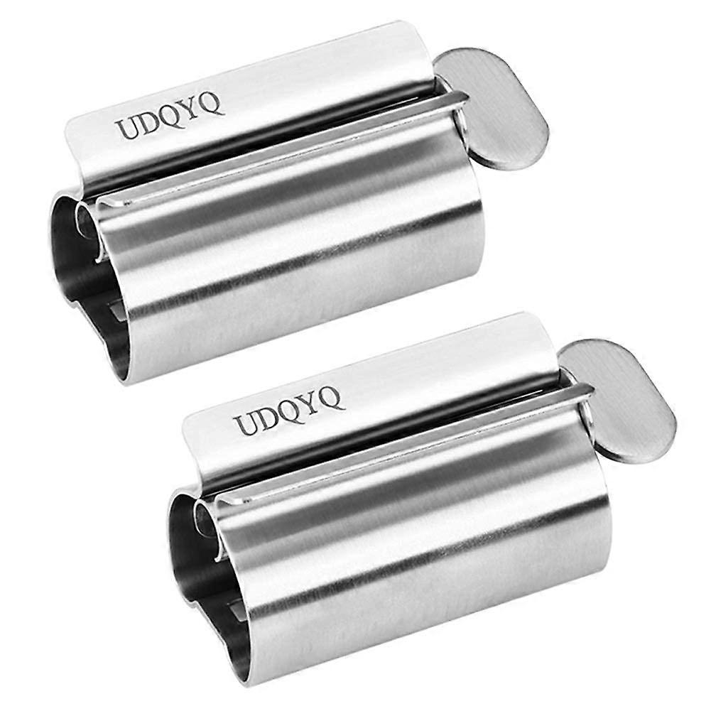 Tube Squeezer, Tube Press, Pack of 2, Stainless Steel, Save Toothpaste, Total Squeeze Out Empty Tubes