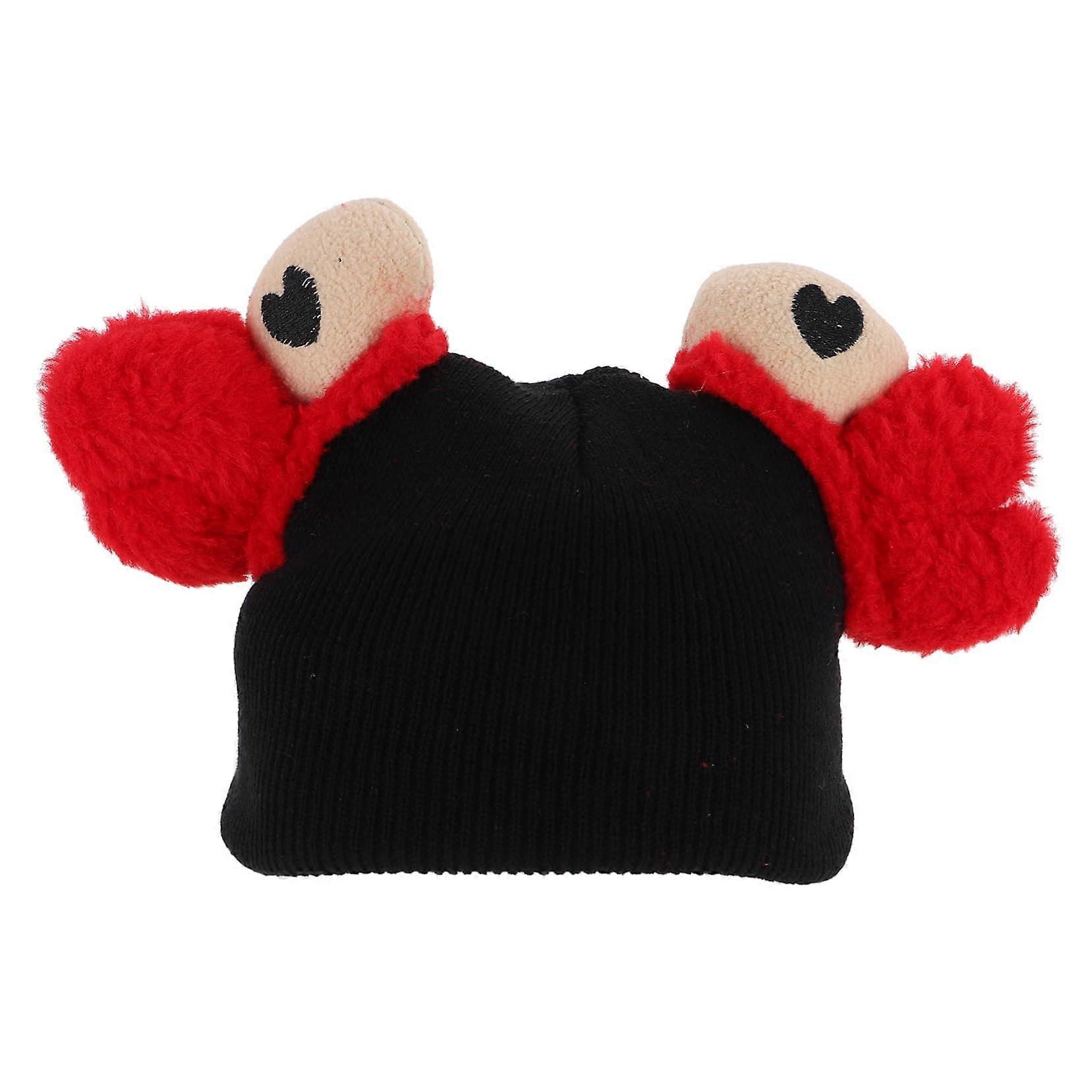 Ski Helmet Cover Crab Design Washable Outdoor Elastic Decorative Yarn