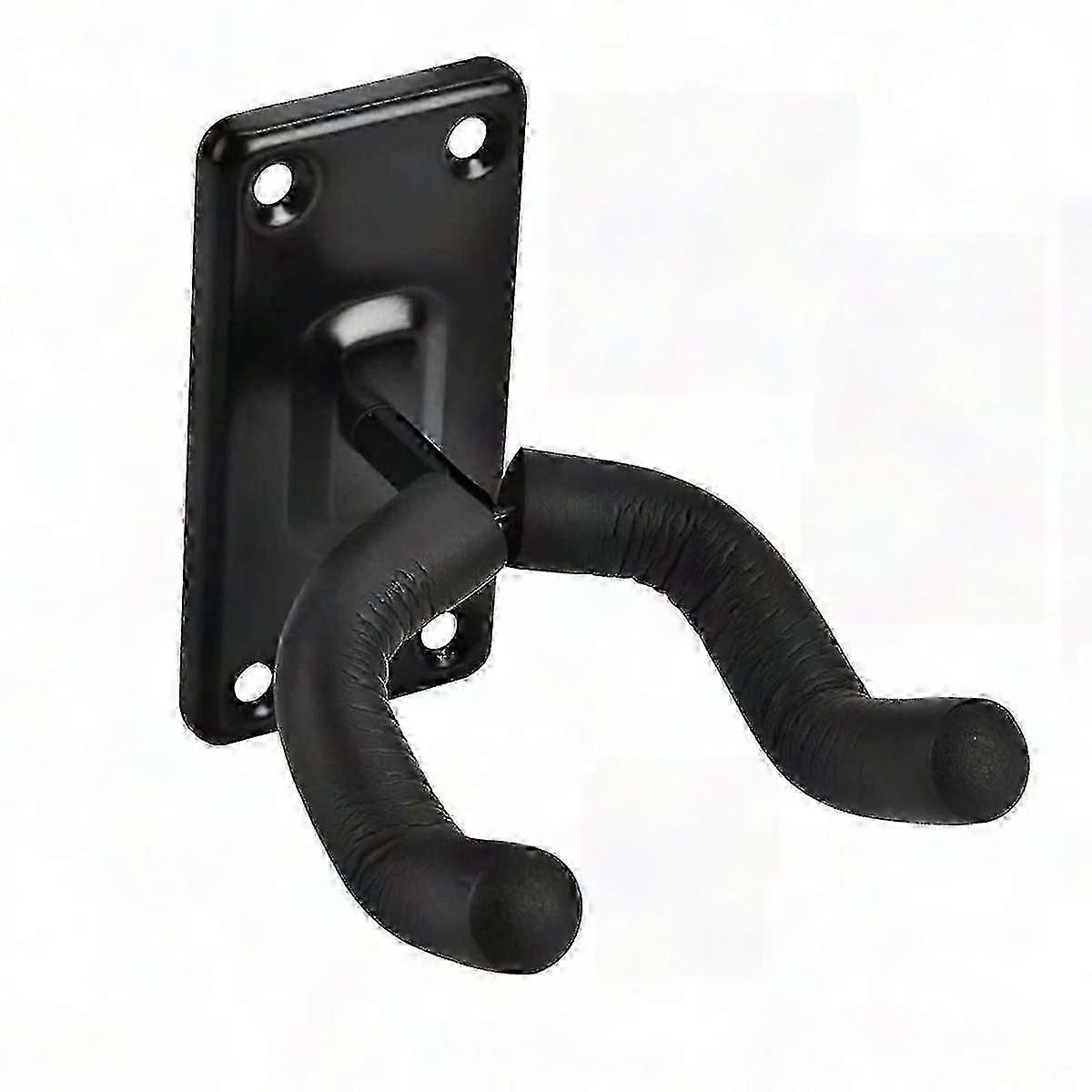 Wall Mount Guitar Hook Bracket 2-Pack - Safe and Secure Hanging Solution for Guitars