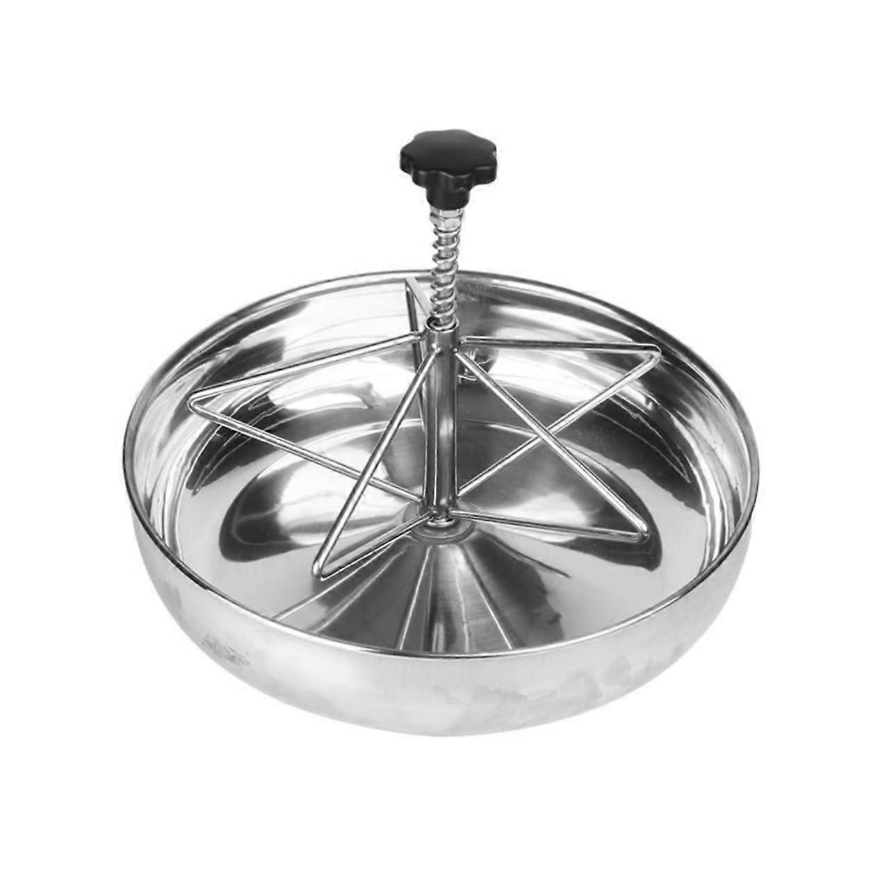 Robust Stainless Steel Feeder for Livestock, Easy to Clean Pet Feeding Bowl, Durable Feeding Trough for Farm Animals