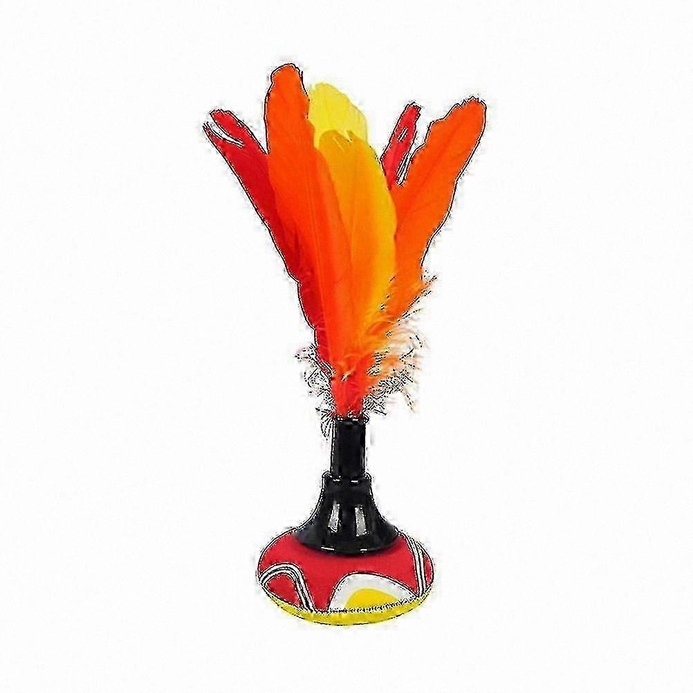 Featherball 用于海滩和室内游戏的手动羽毛球氯丁橡胶材料印第安纳运动羽毛球趣味活动