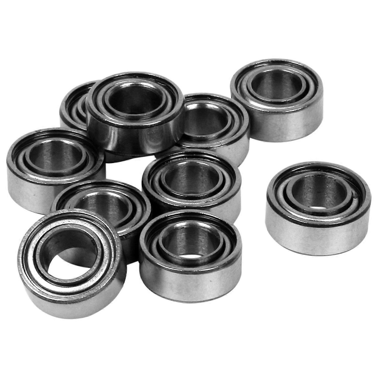 10pcs Miniature Sealed Metal Shielded Metric Ball Bearings Model MR105 ZZ 5x10x4mm