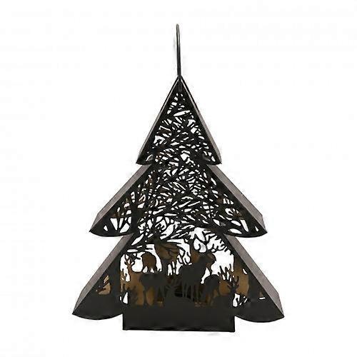 Black Tree Lantern Large
