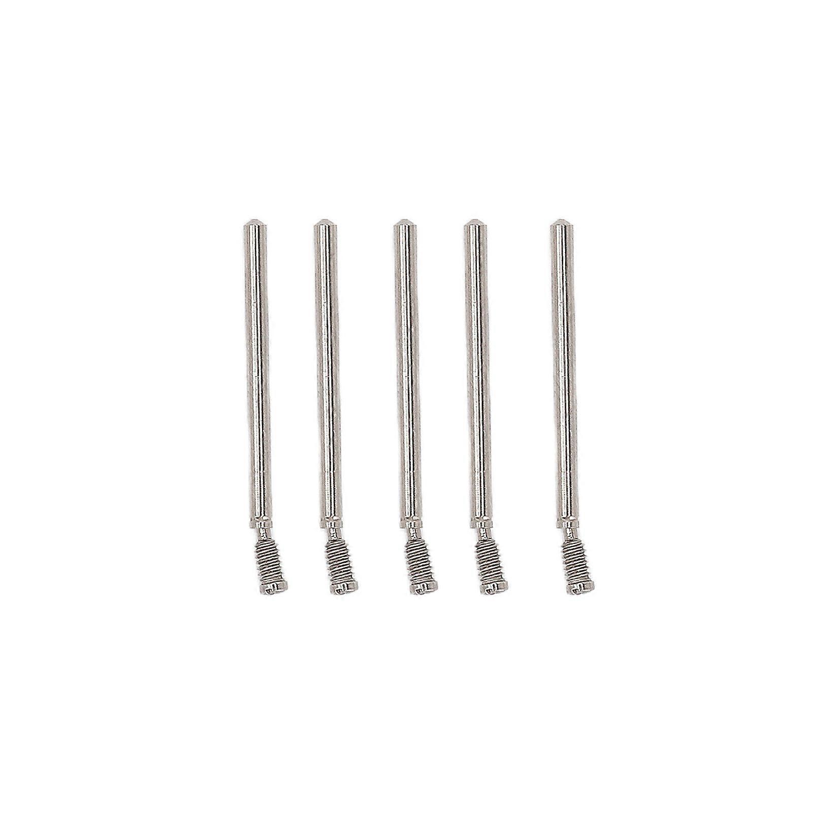 5pcs Watch Strap Screw Link Pin Professional Watch Band Screw Tube Repair Tool Accessories for Watchmaker 0.50 X 0.05in M0.06in