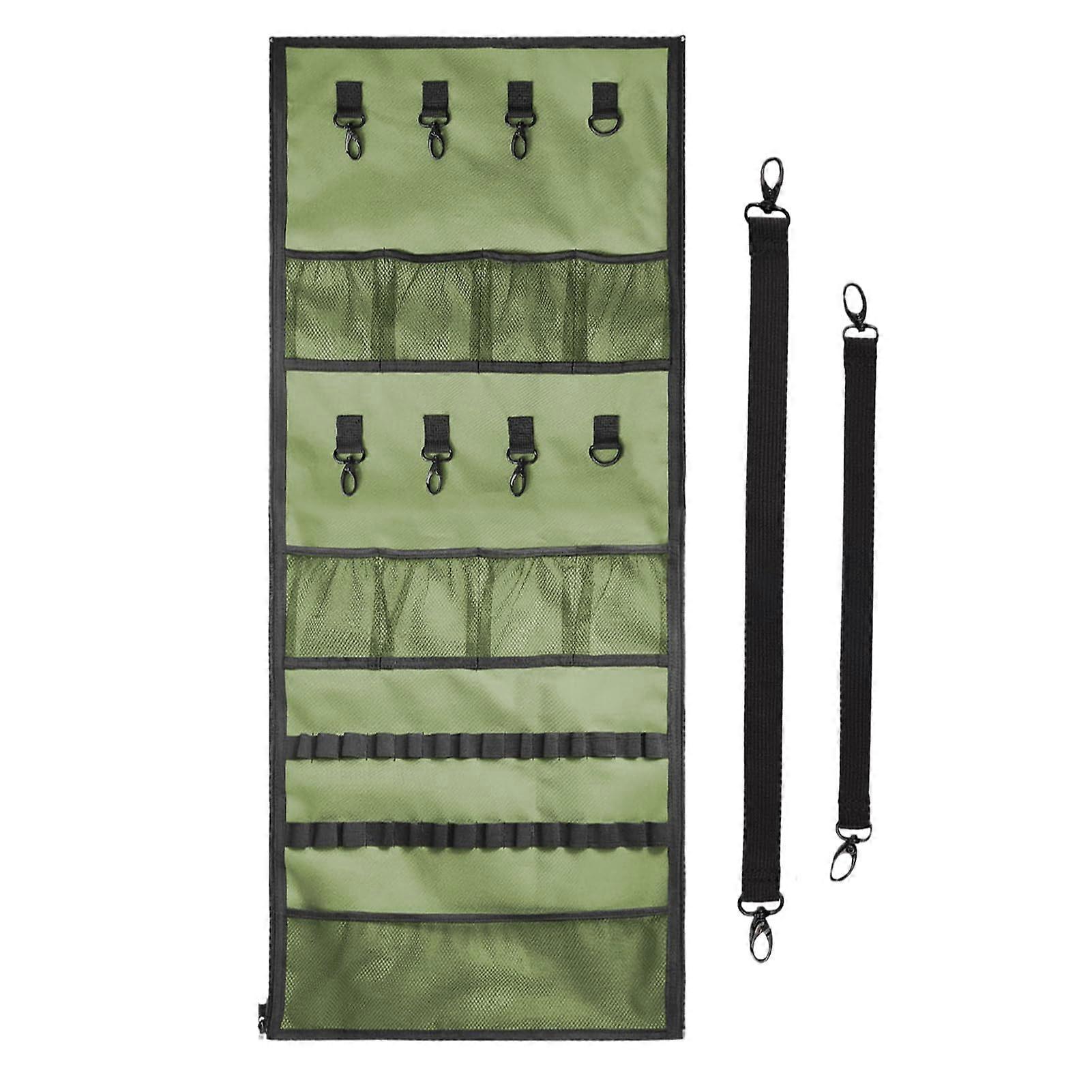 Camping Organizer Bag, Foldable Portable Dish Storage Tote with Handles, Ideal for Hiking, Traveling, and Picnics