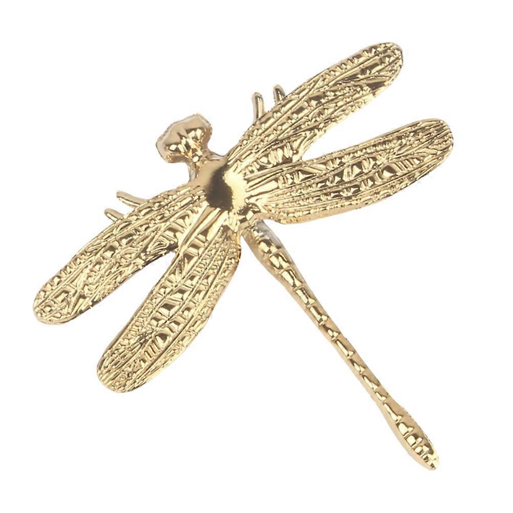 Golden Dragonfly Shaped Knob One Pack Furniture Handle For Interior Designers In Nordic Style