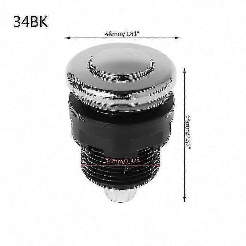 Bathtub Garbage Disposal Air Pressure Switch On/Off Push Button for Whirlpool