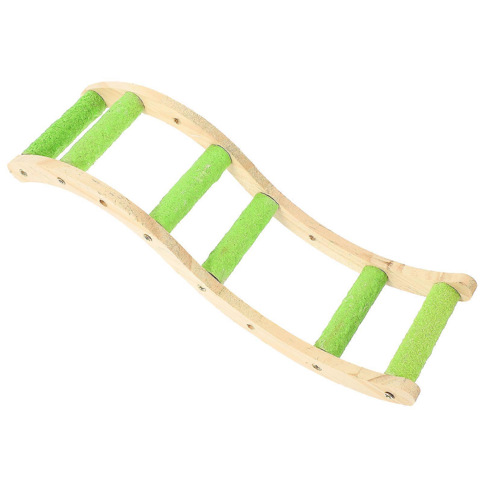 Plastic Bird Ladder Toy for Pet Cage Suitable for Budgies and Parrots 7 inches
