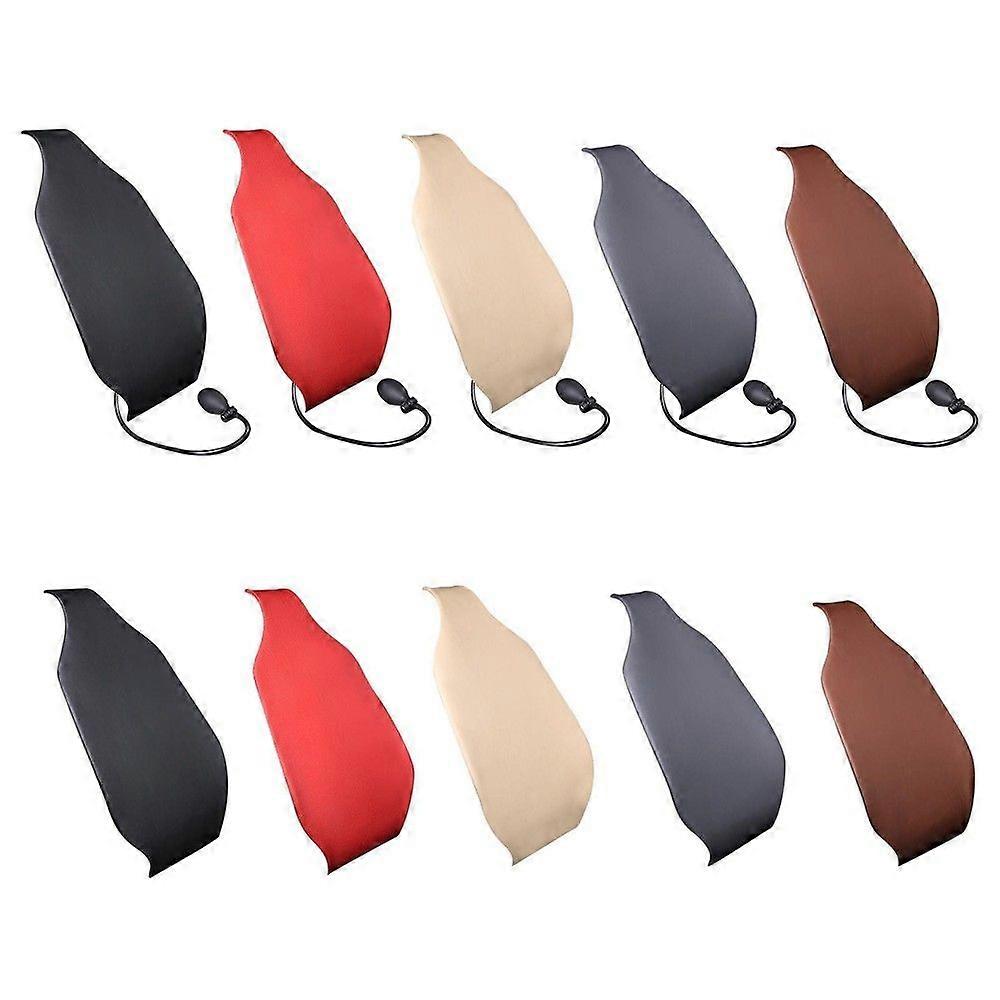 Car Lumbar Support Cushion PU Leather Inflatable Lumbar Support Pillow