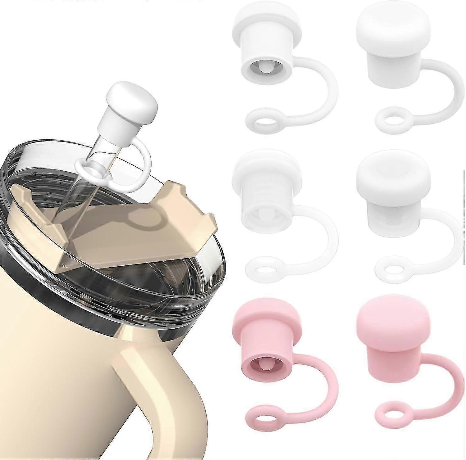 6kpl olkisuojus 6-10mm oljelle Stanley, Simple Modern, Yeti, Owala, Hydro Flask, Reduce ja kaikki merkit Tumbler pilli, astianpesukoneen kestävä